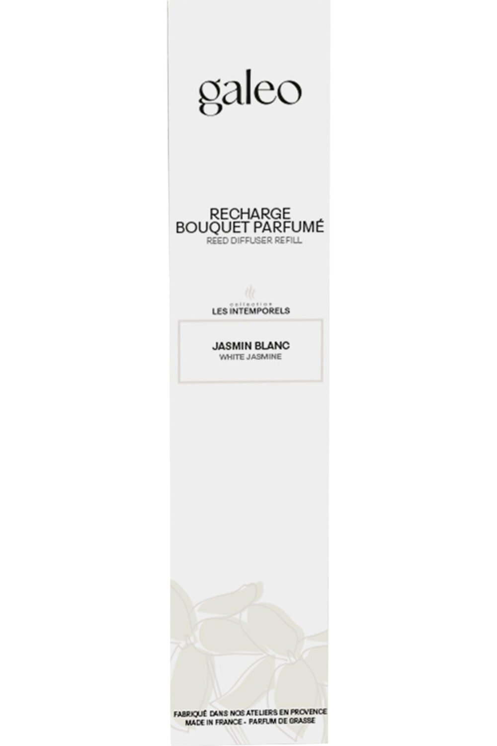 Galeo - Bouquet parfumé rechargeable jasmin blanc Recharge 200ml