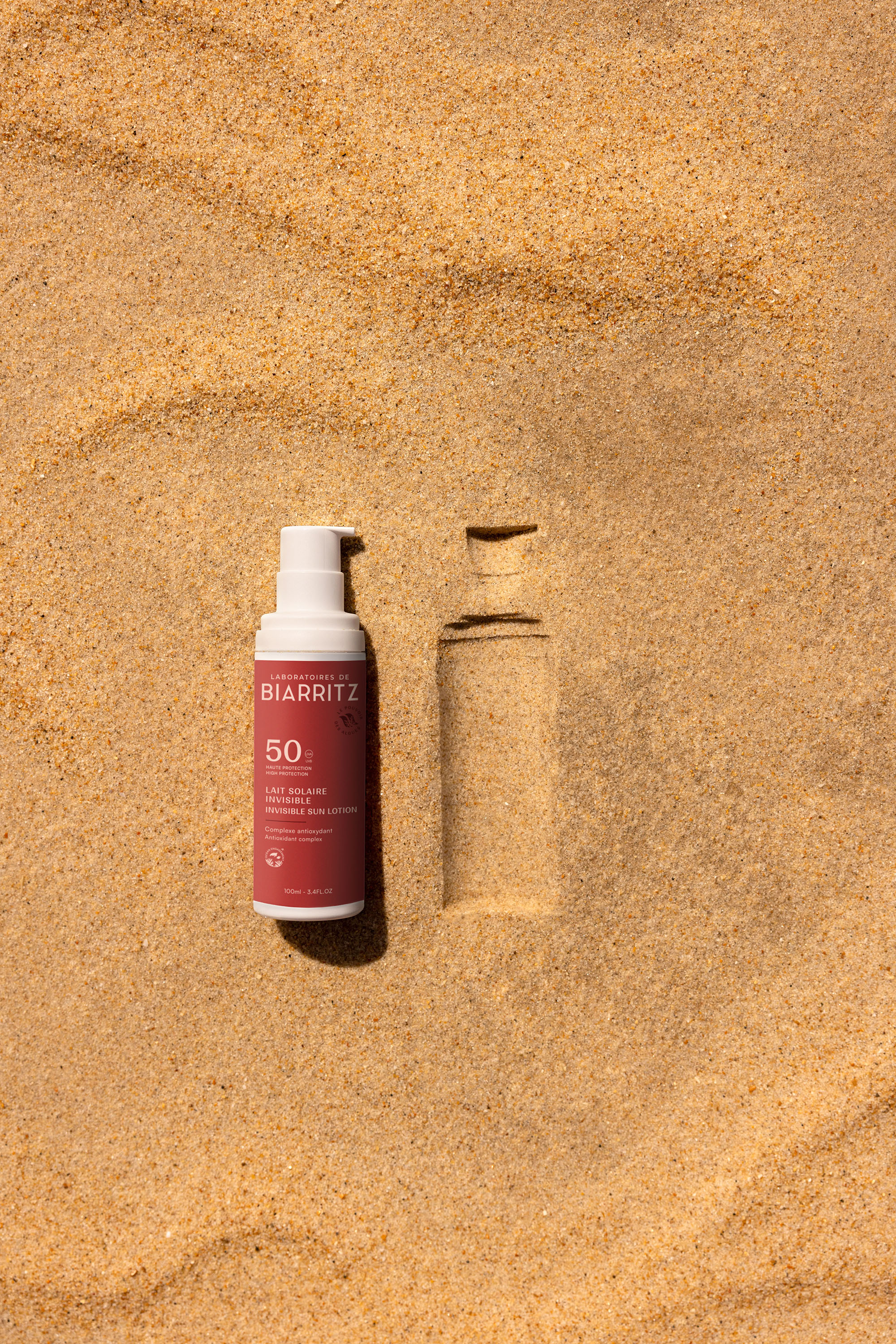 Lait solaire invisible SPF50 visage & corps