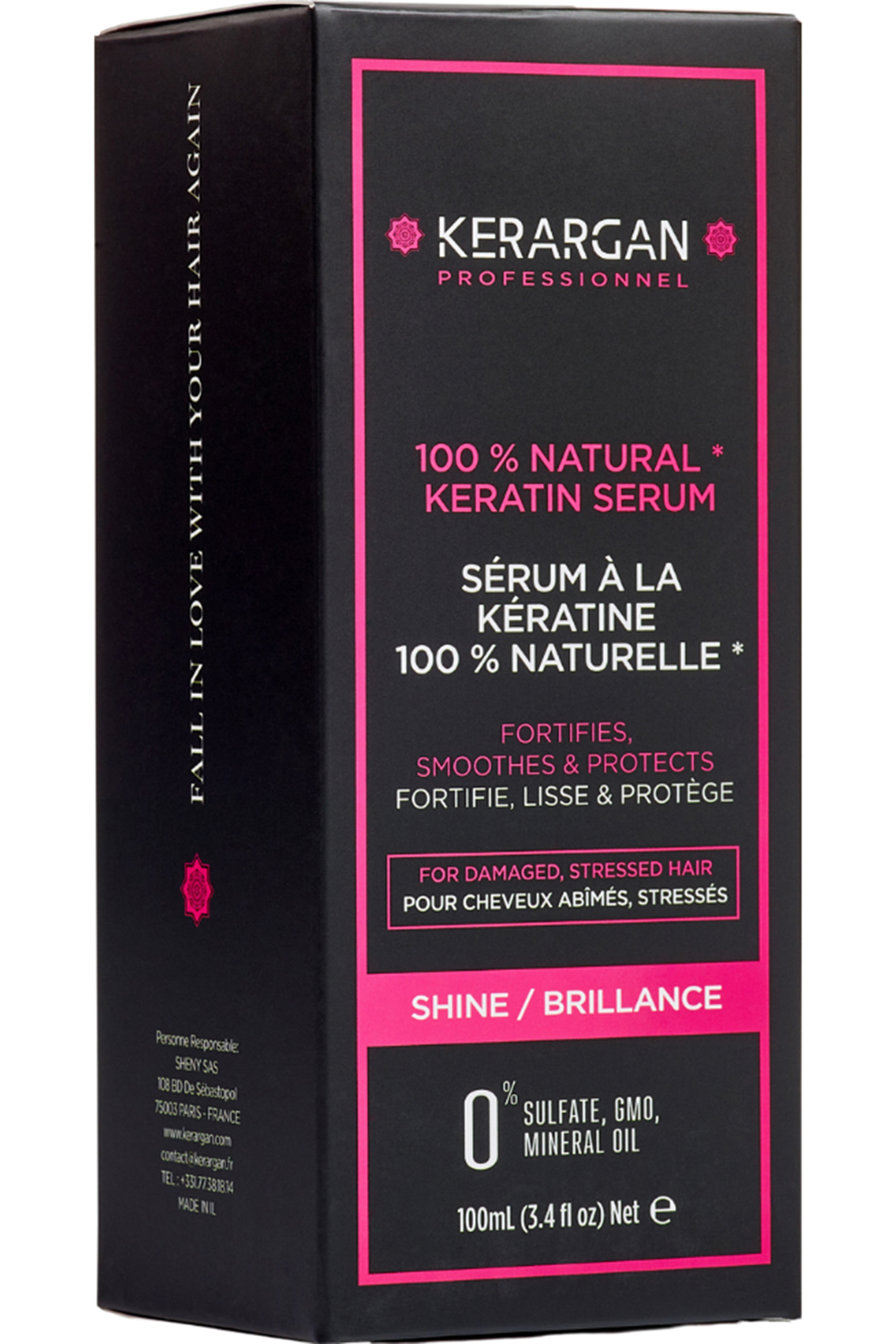 Sérum capillaire ultra réparateur à la kératine