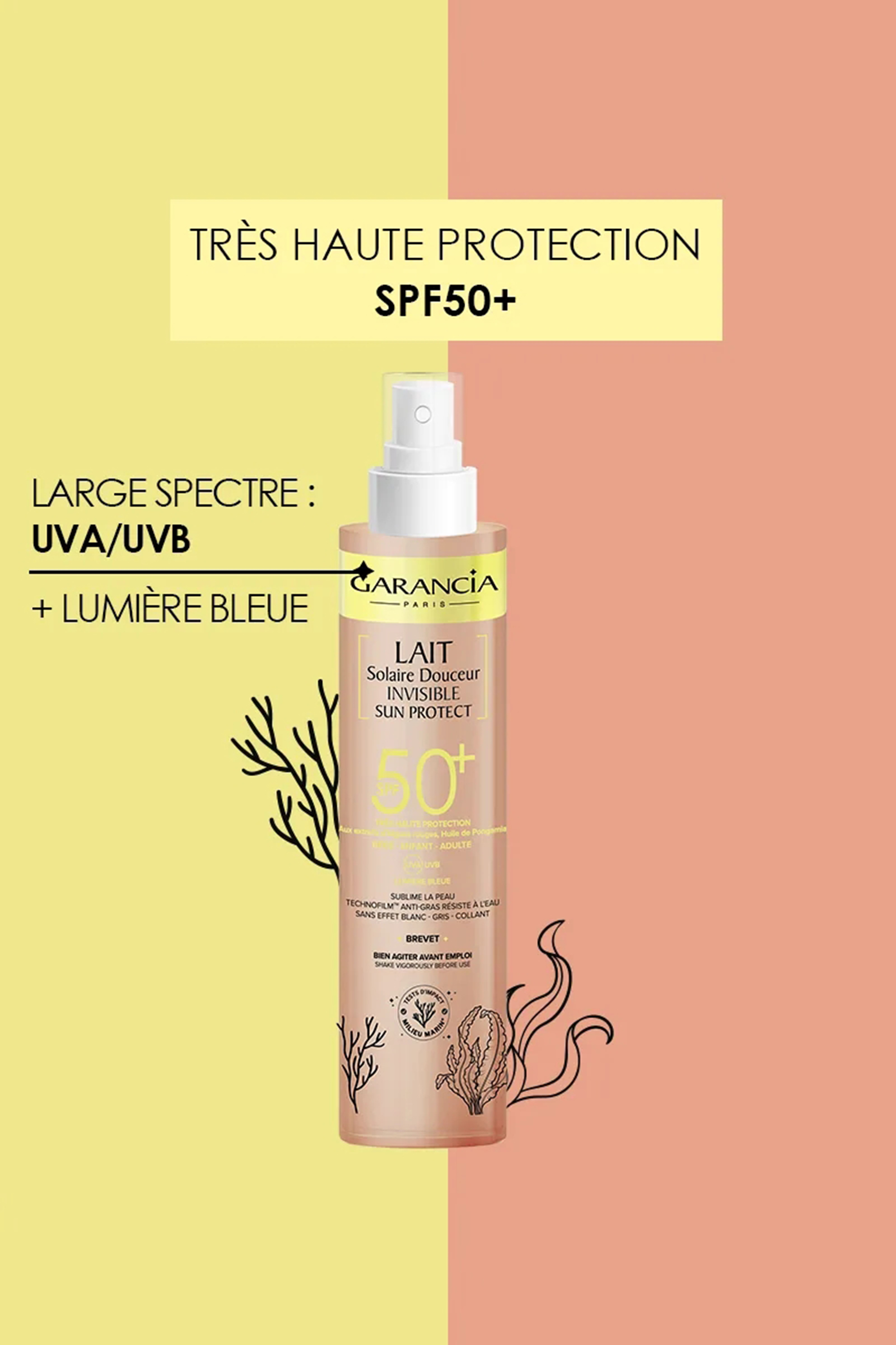Lait solaire Sun Protect SPF50+