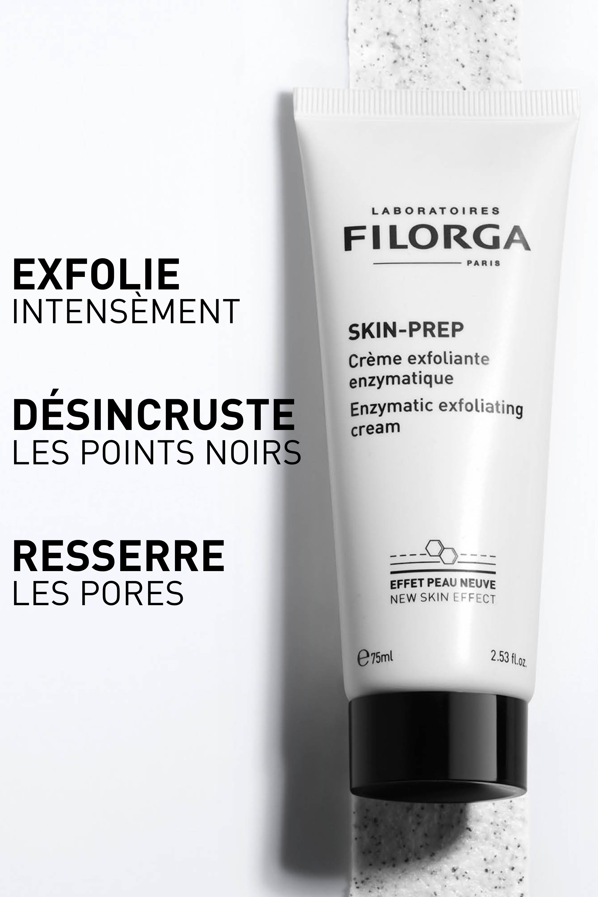 Crème exfoliante enzymatique visage