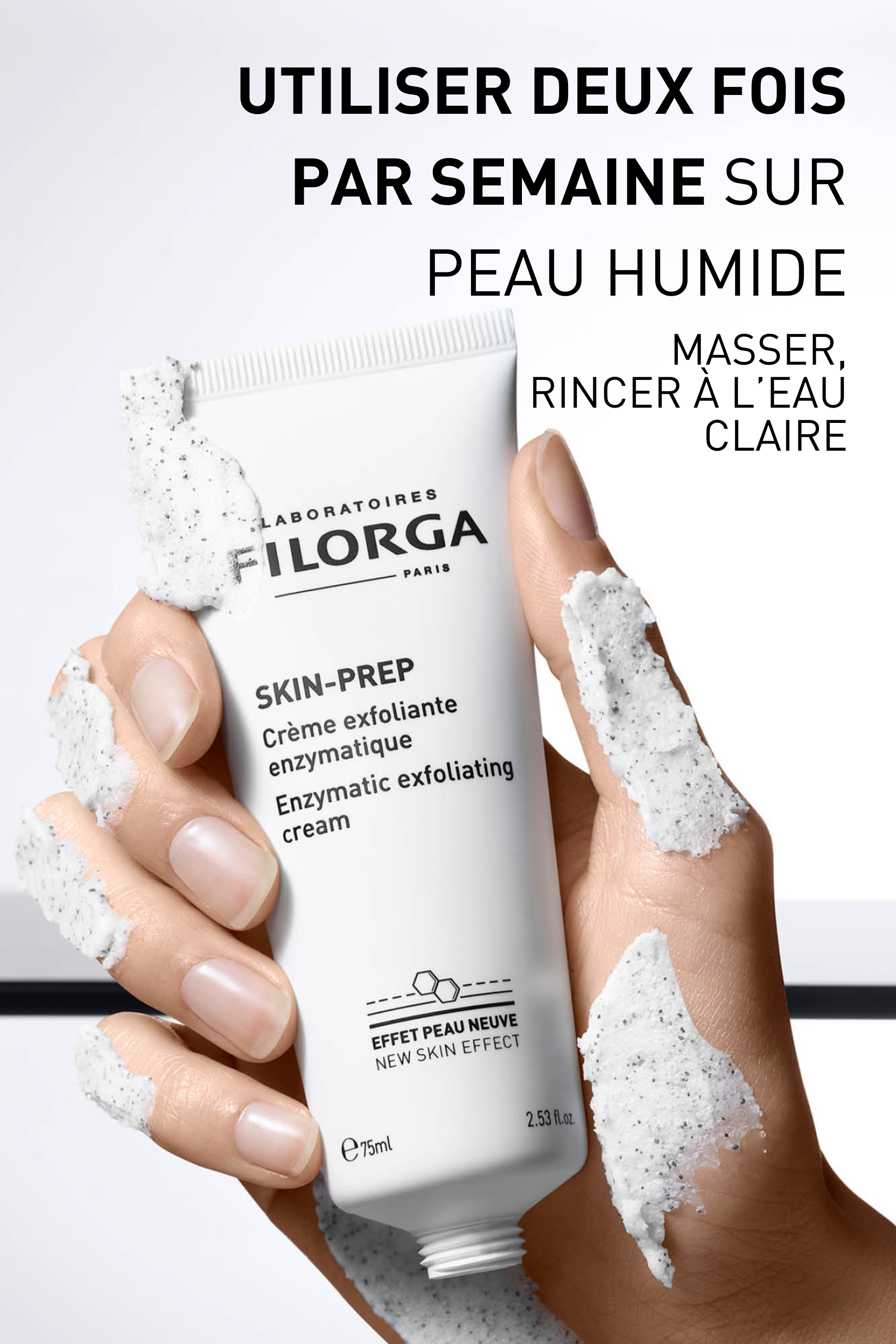Crème exfoliante enzymatique visage