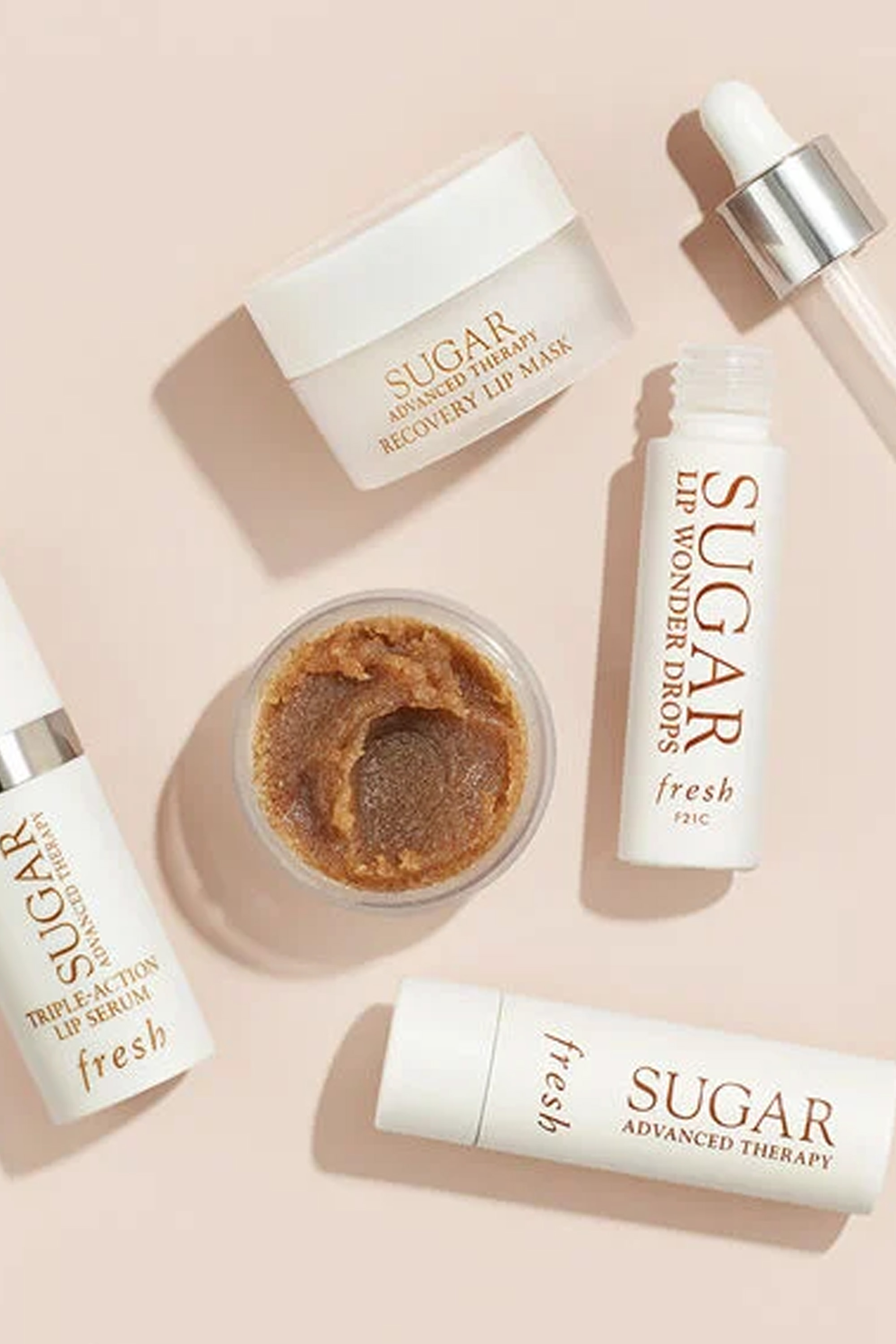 Gommage lèvres exfoliant au sucre roux
