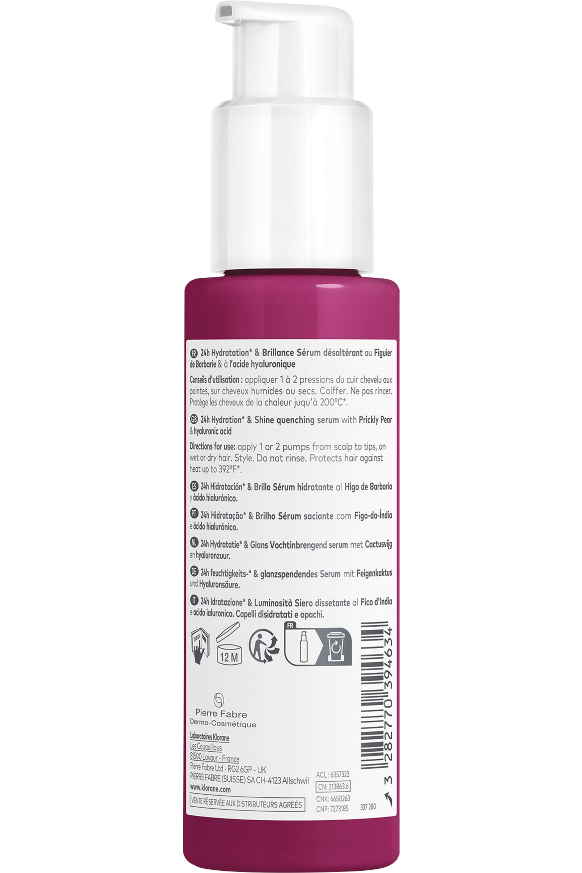 Sérum cheveux ultra-désaltérant 72h au Figuier de barbarie