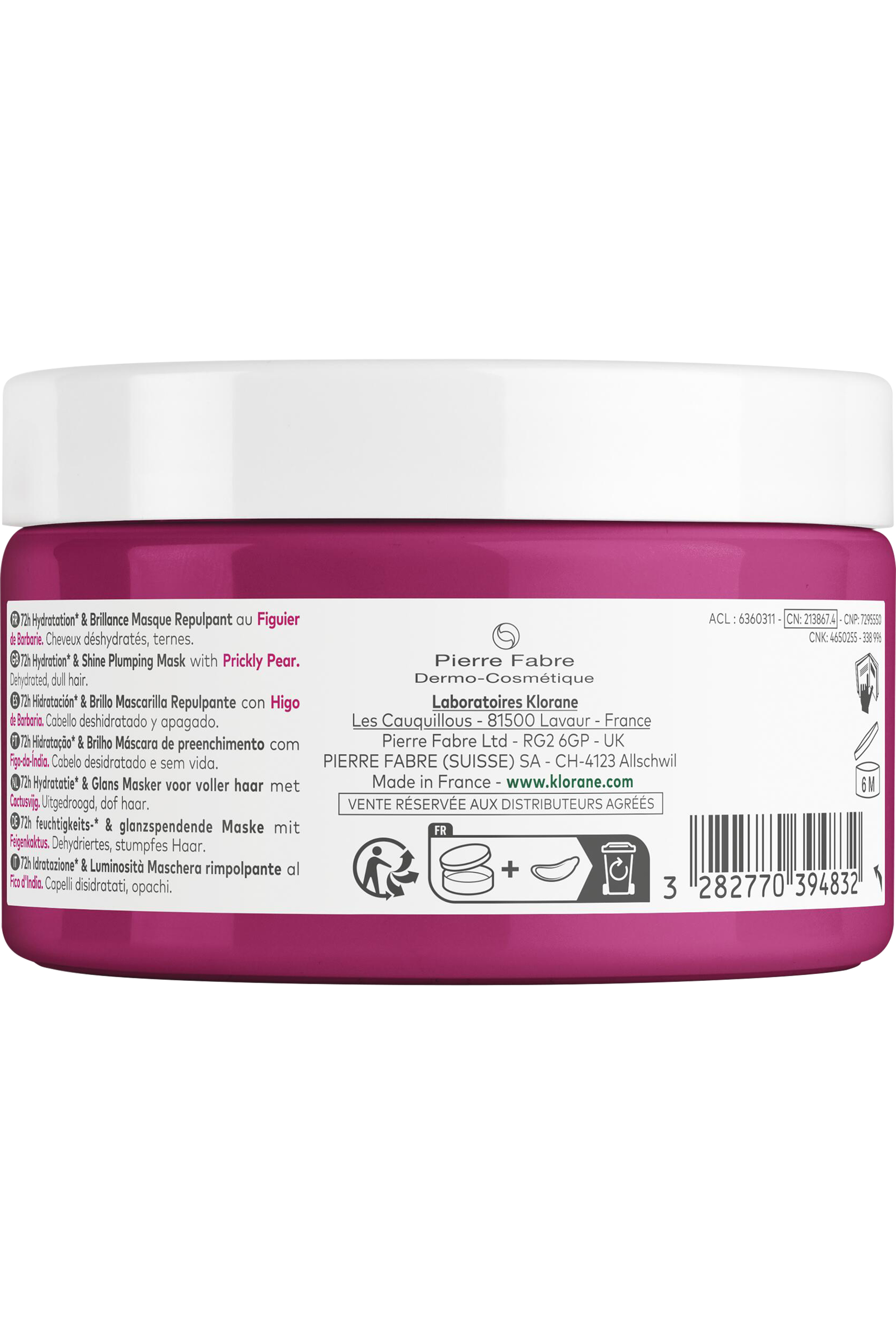 Masque cheveux repulpant 72h au Figuier de barbarie