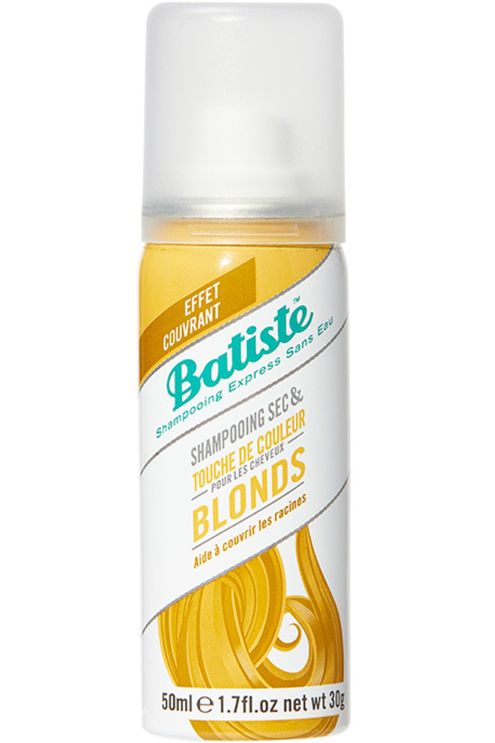 Shampoing sec touche de couleur blond