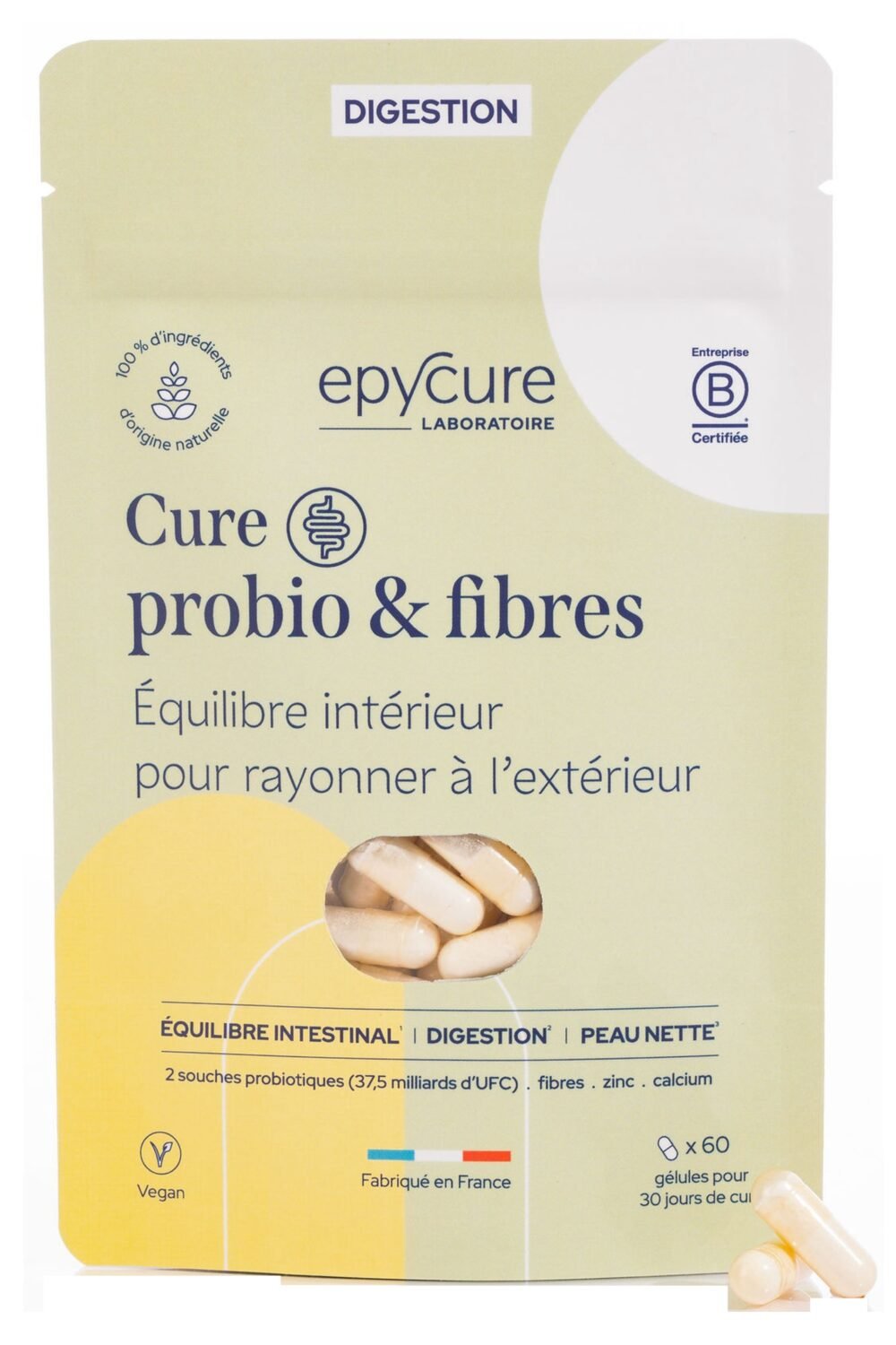 Complément alimentaire cure probio et fibres