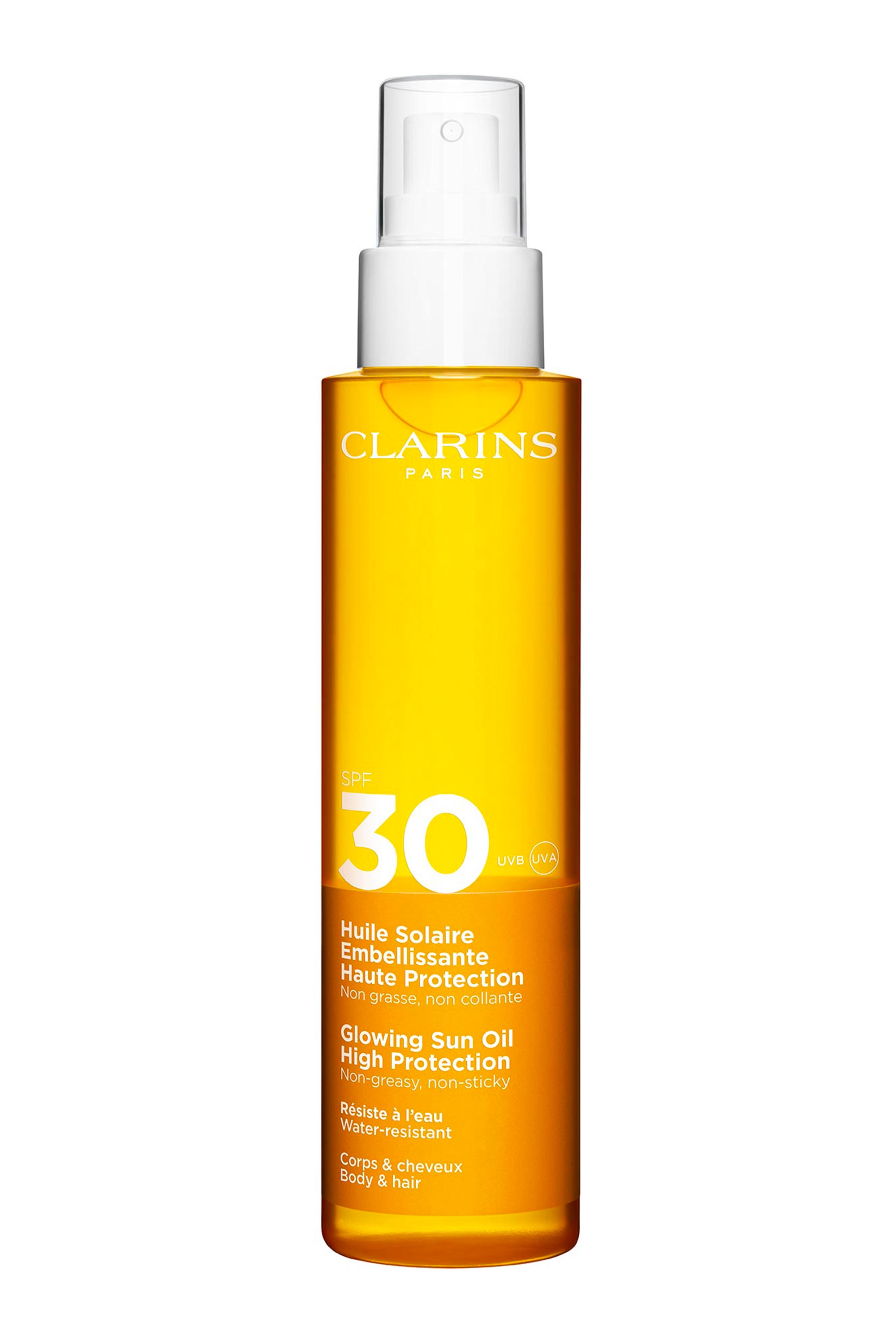Huile solaire embellissante corps SPF30