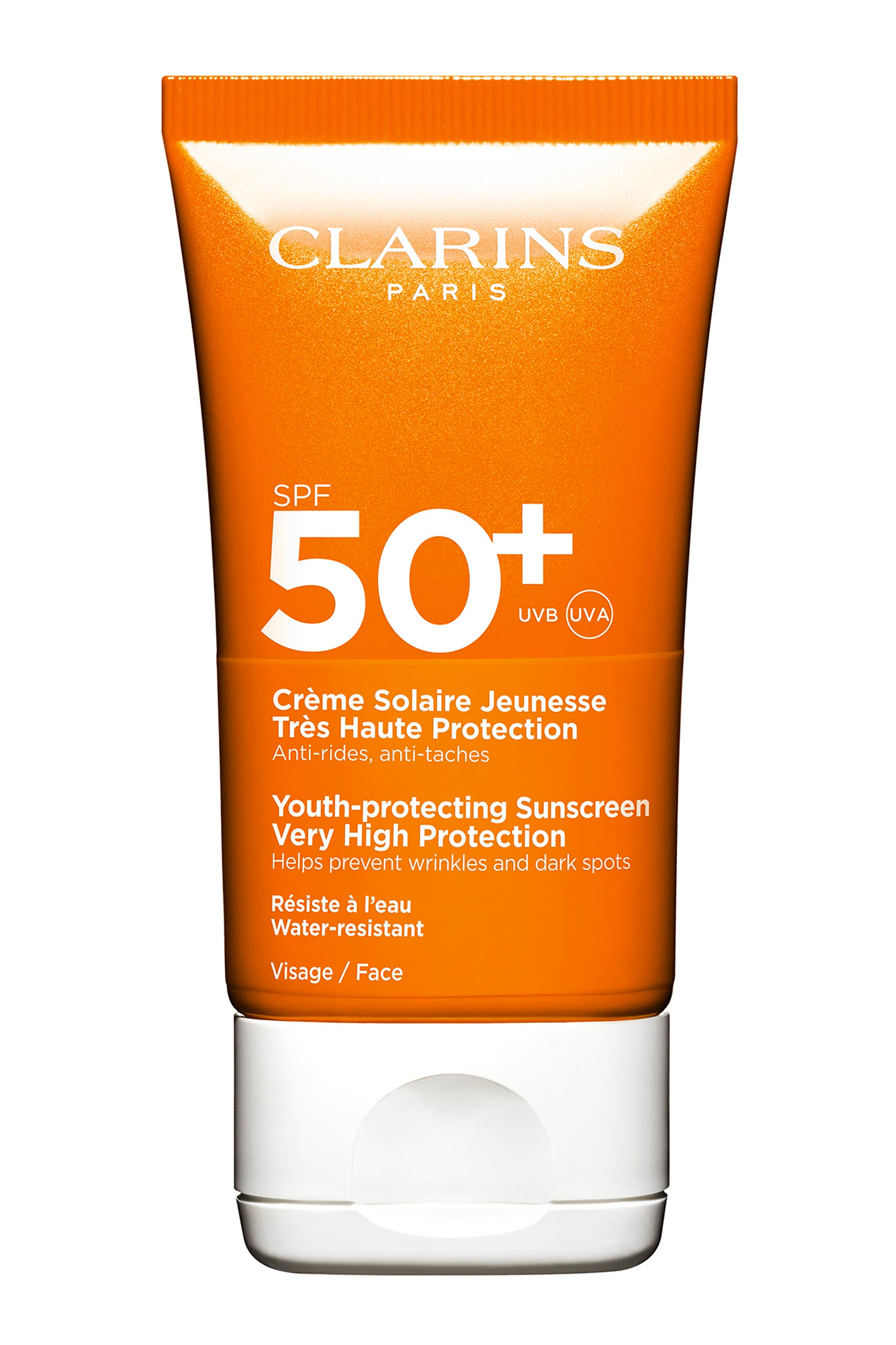 Crème solaire jeunesse visage SPF 50+