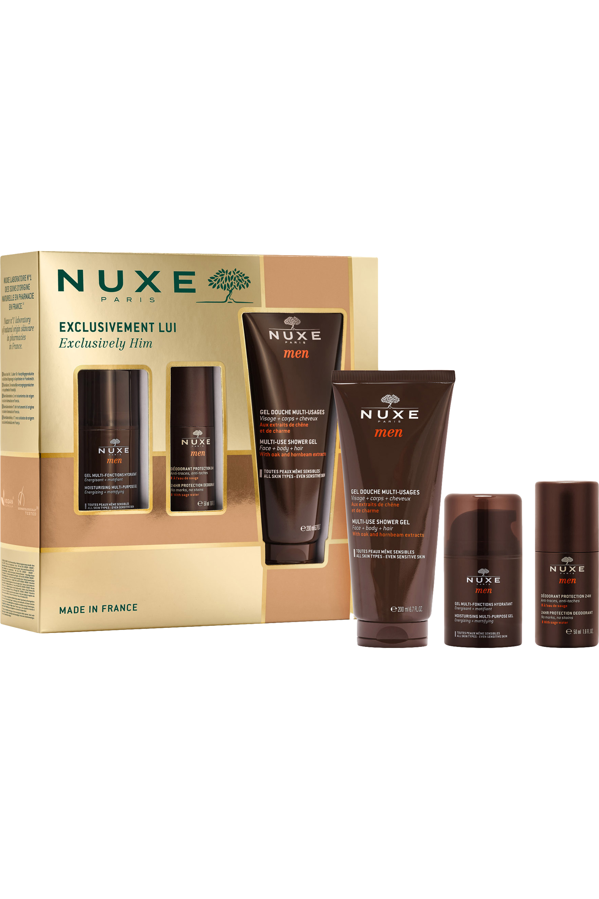 Coffret Noël pour homme Nuxe men