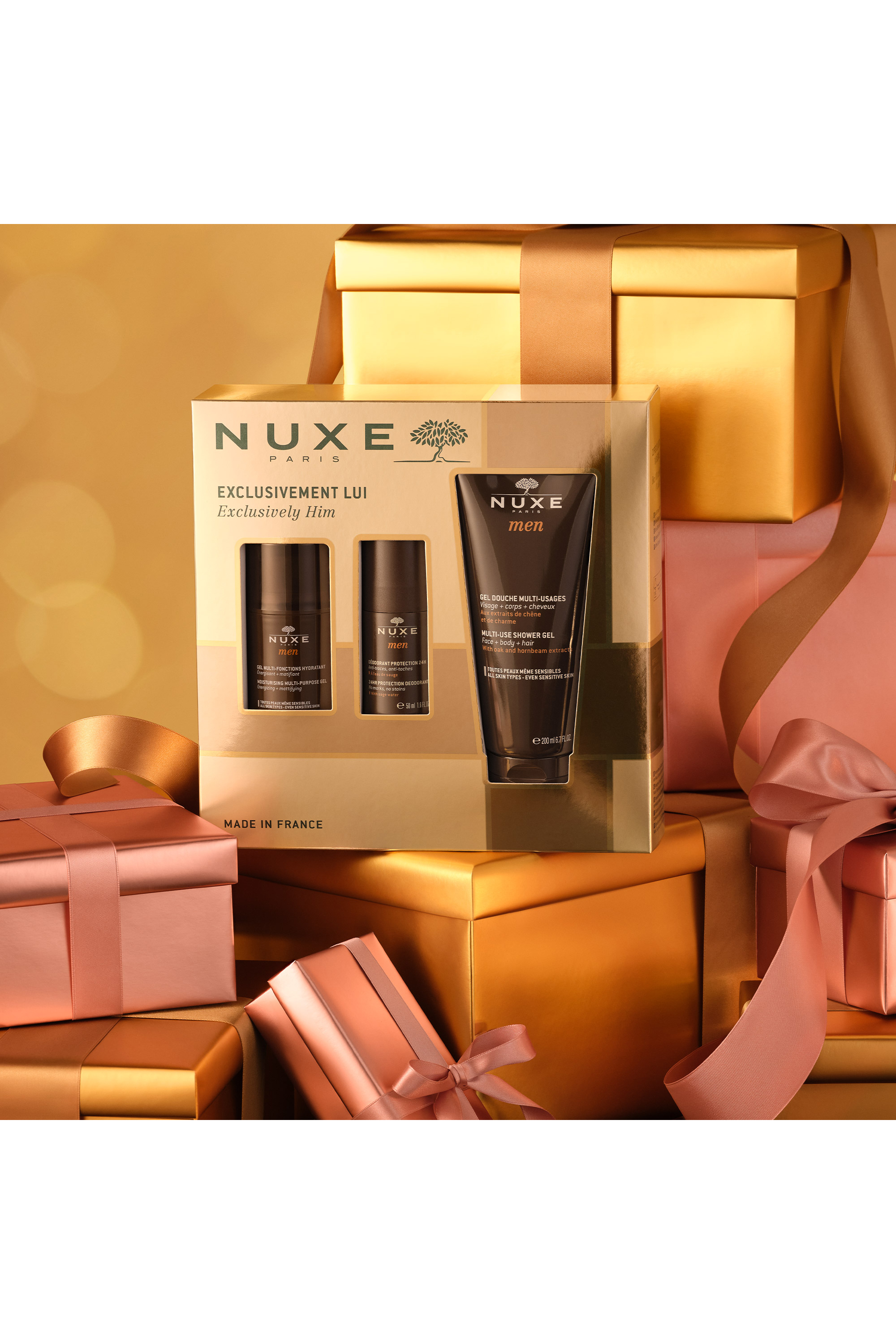 Coffret Noël pour homme Nuxe men