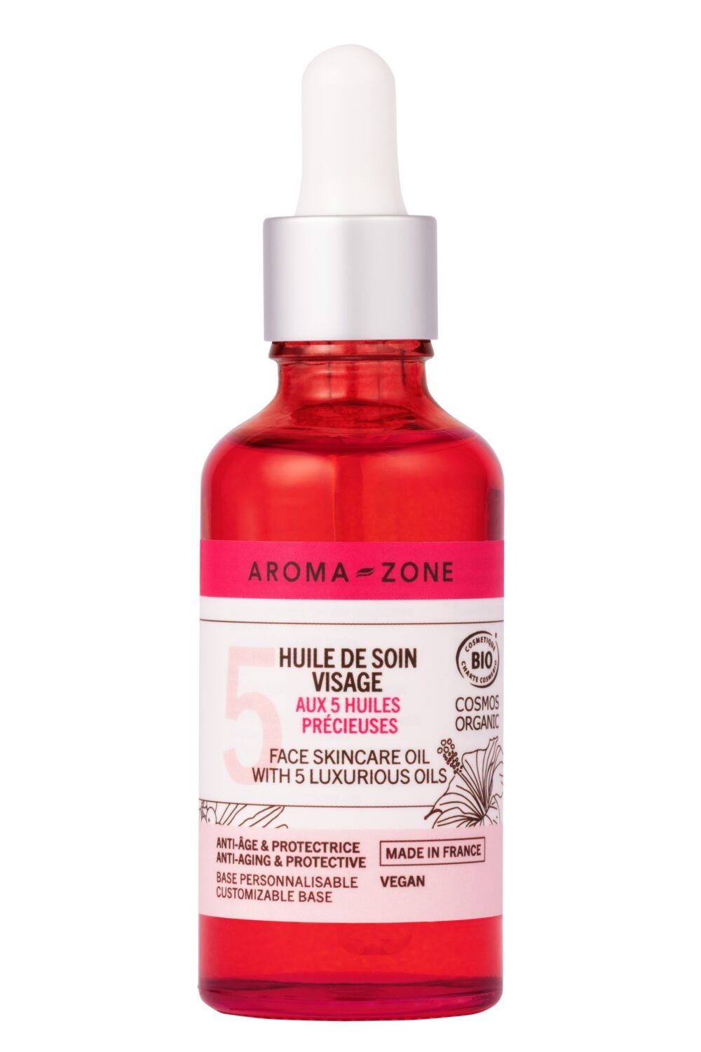 Huile visage anti-âge 5 huiles