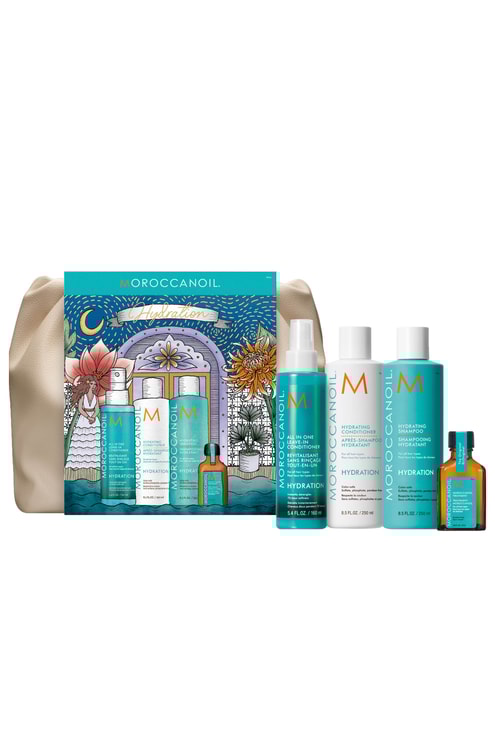 Trousse cheveux Hydratation avec un soin revitalisant offert