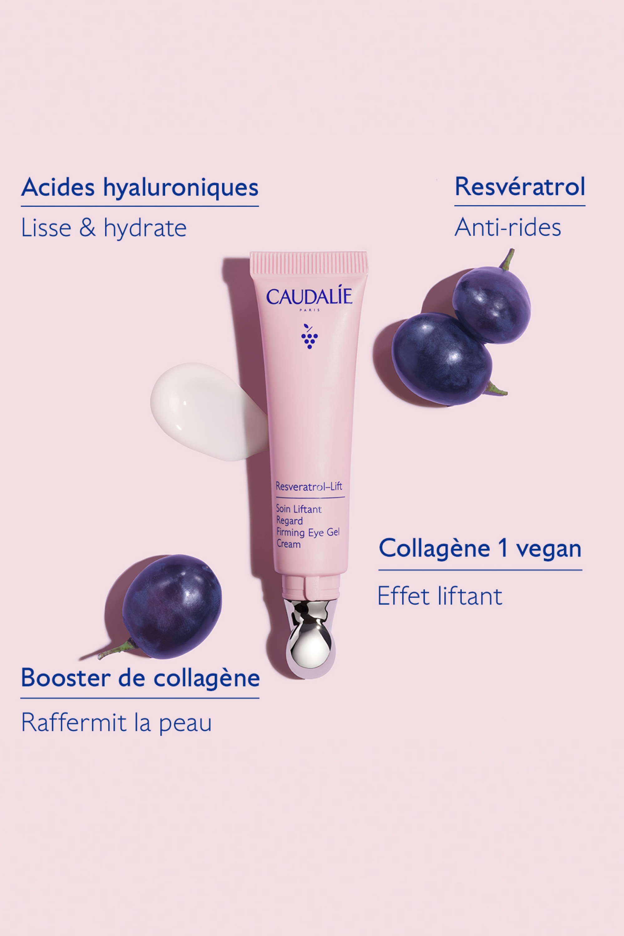 Soin liftant regard anti-rides et anti-poches Resveratrol