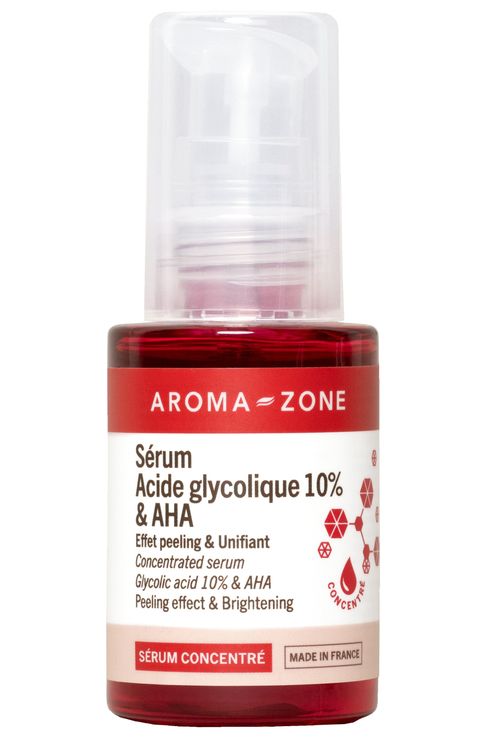 Sérum concentré d'acide glycolique 10% et AHA