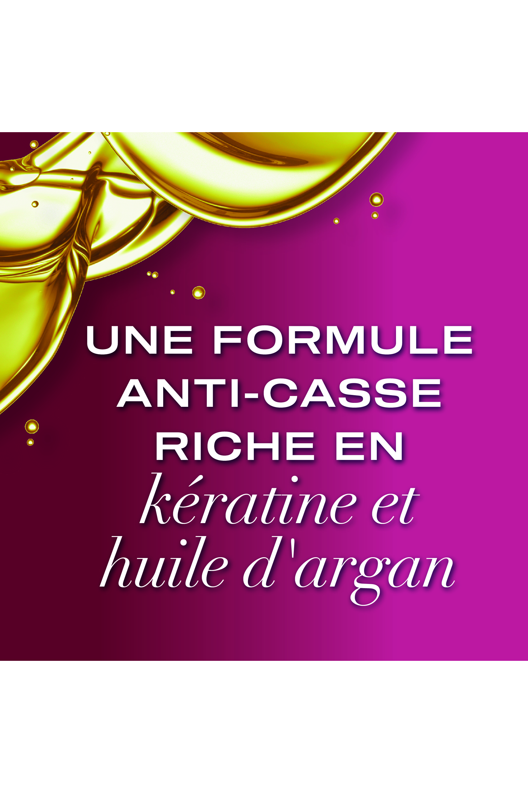Shampoing revitalisant à l’huile de kératine