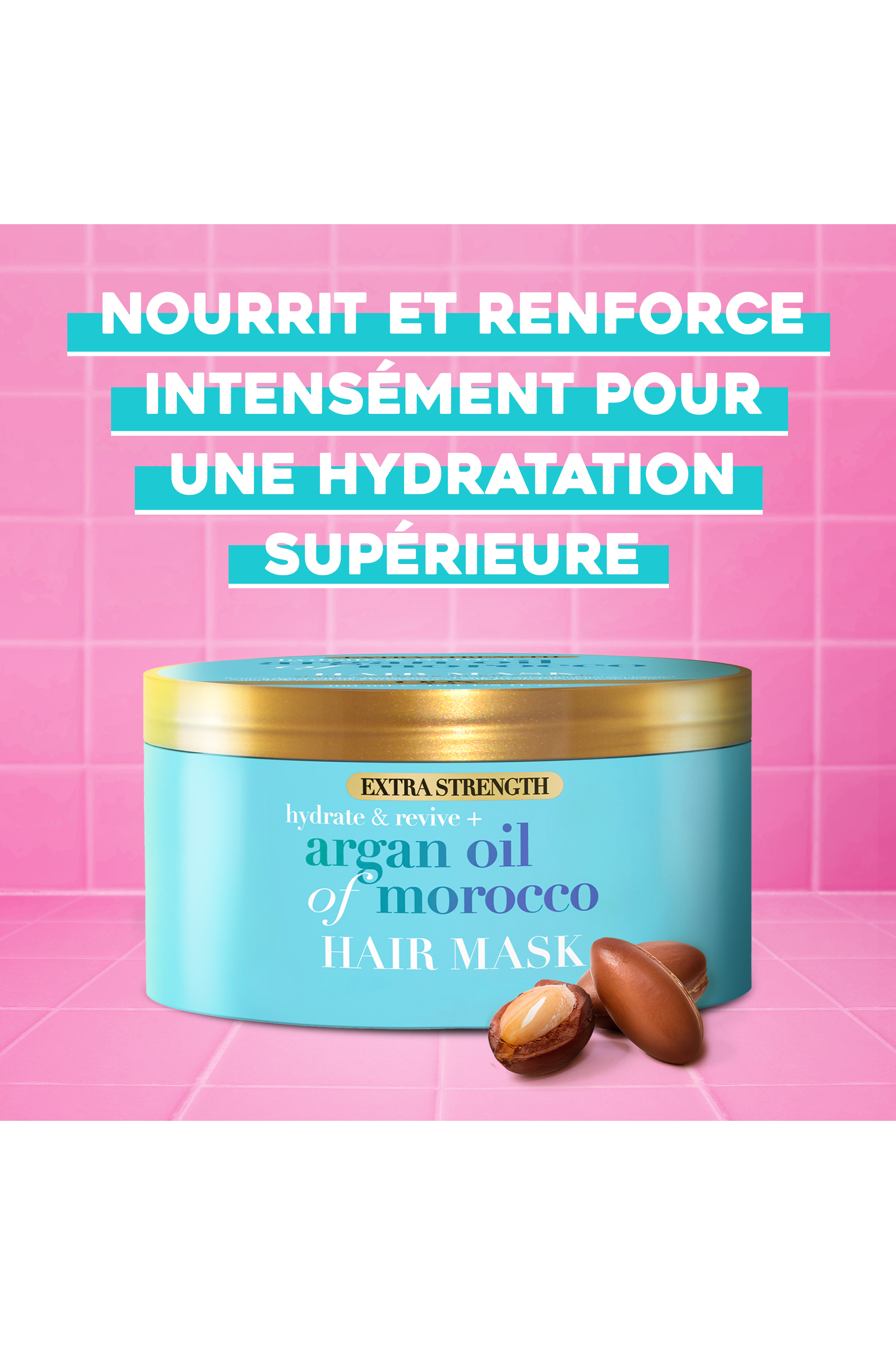 Masque capillaire revitalisant à l’huile d’argan du Maroc