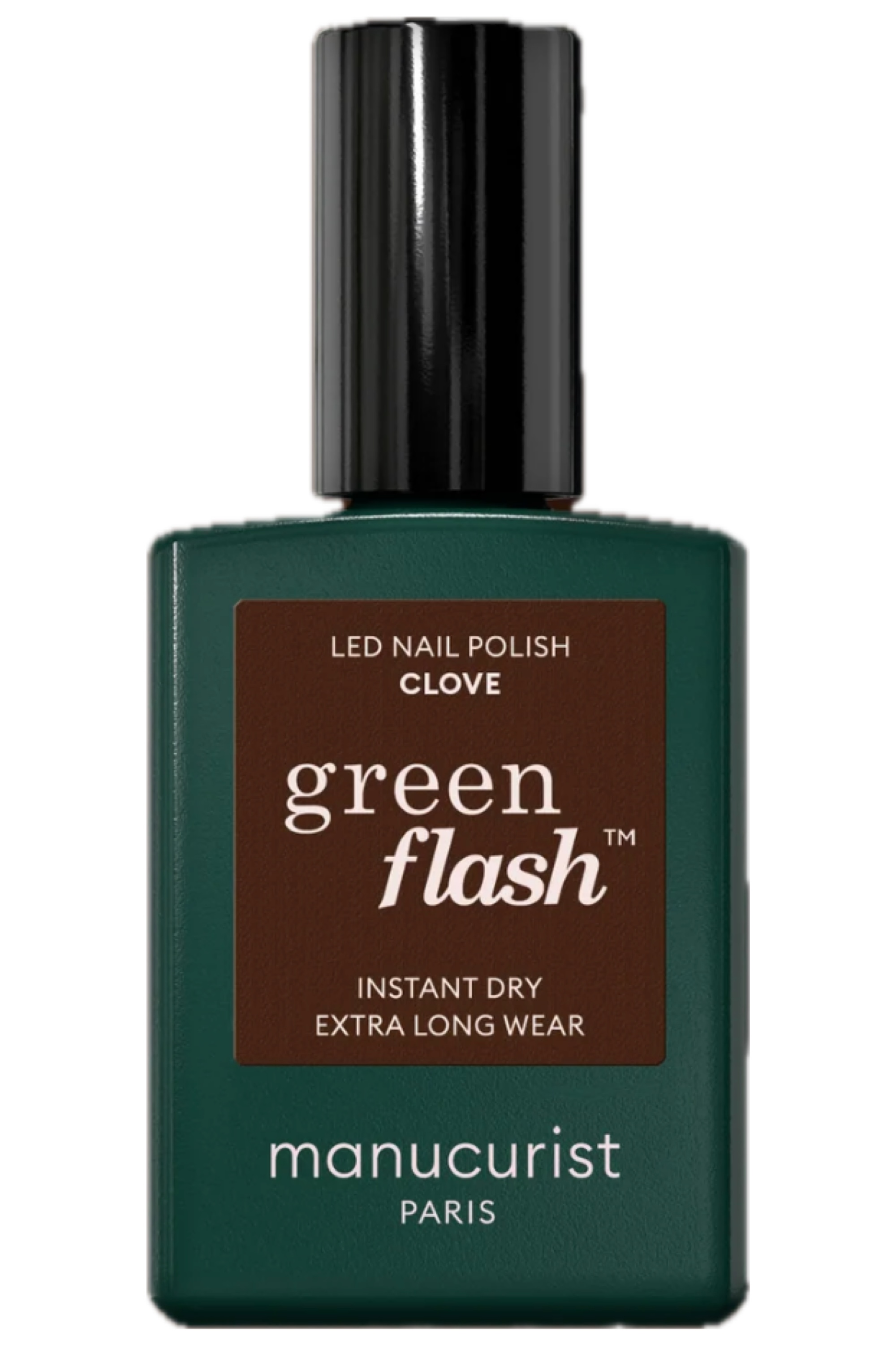 Vernis semi-permanent Green Flash Les marrons, gris &amp; noirs - Clove