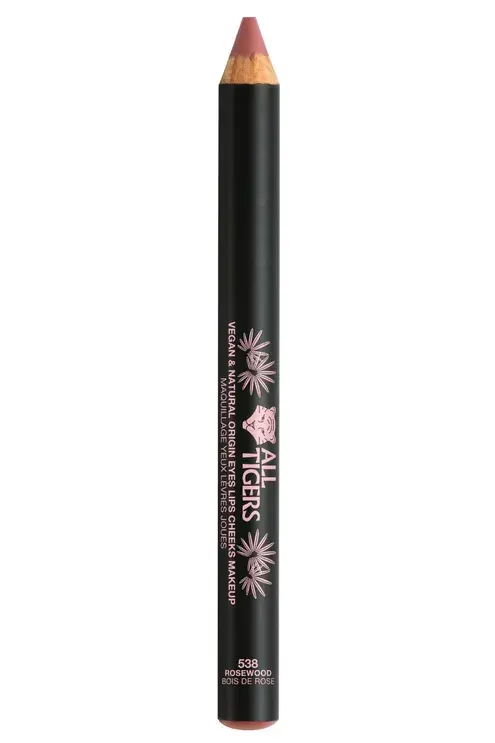 Crayon 3-en-1 Multi yeux, joues, lèvres naturel &amp; vegan - 538 Bois de rose &quot;Ignite your passion&quot;