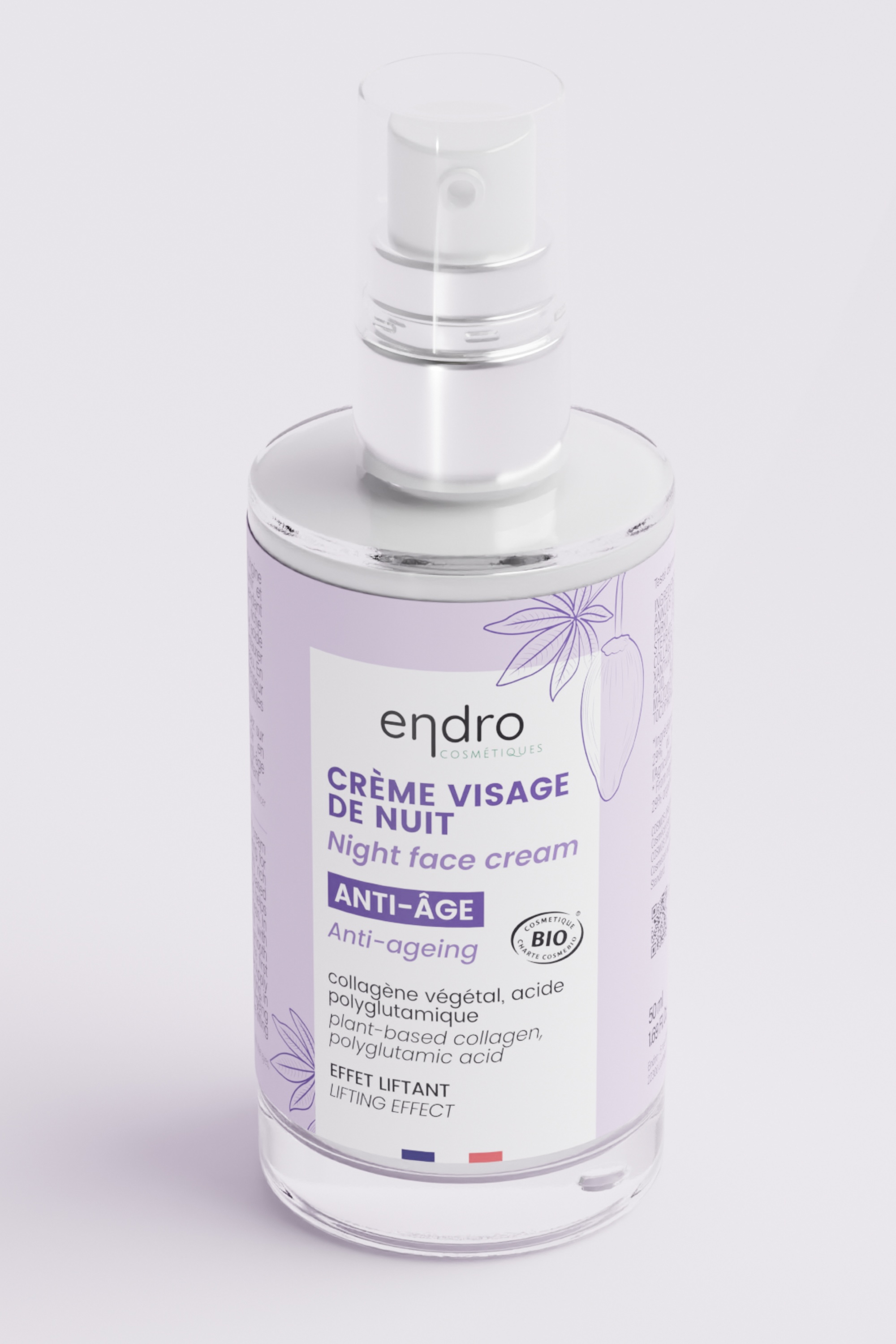 Crème visage de nuit collagène