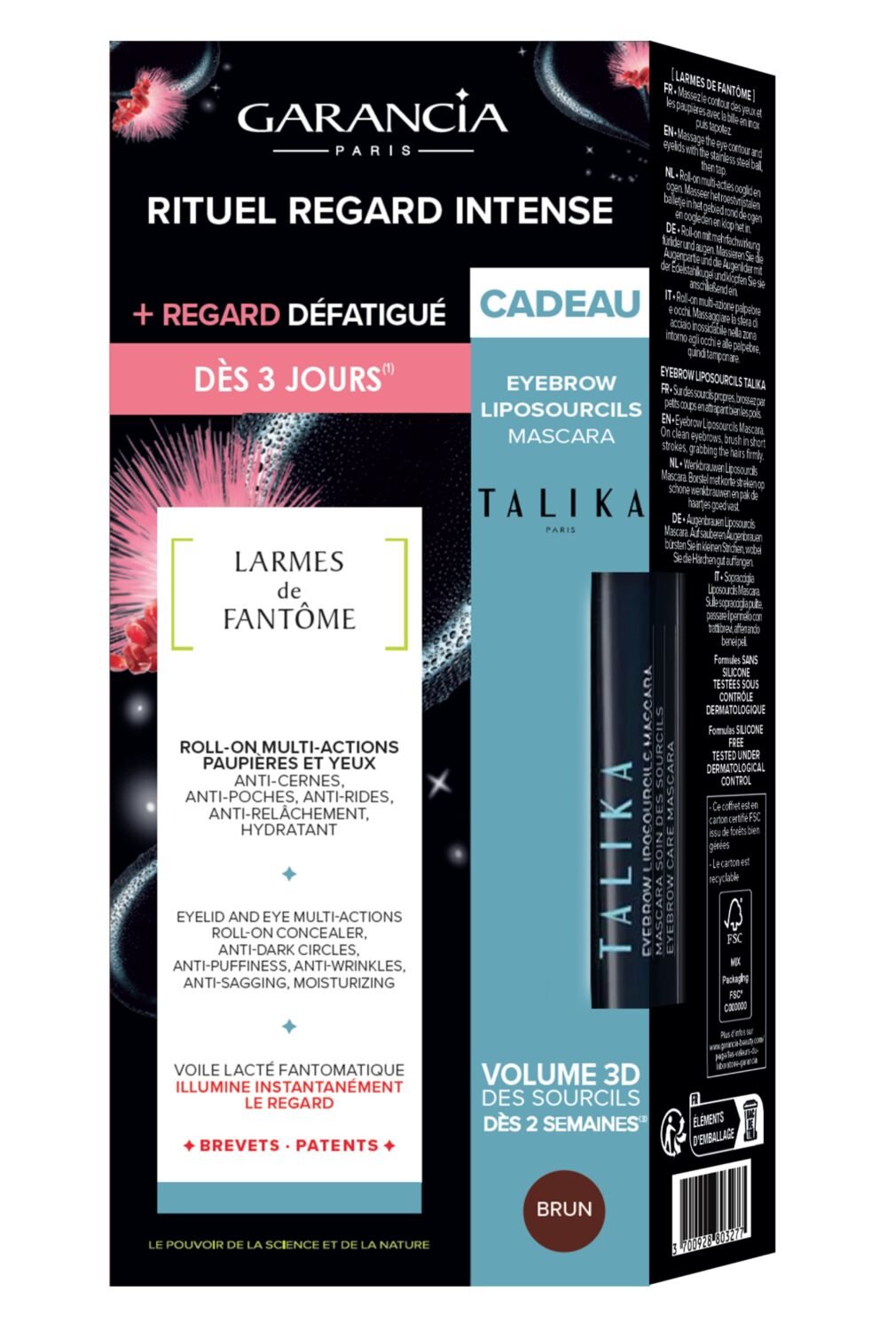 Coffret Larmes de Fantôme &amp; Mascara Liposourcils Brun offert