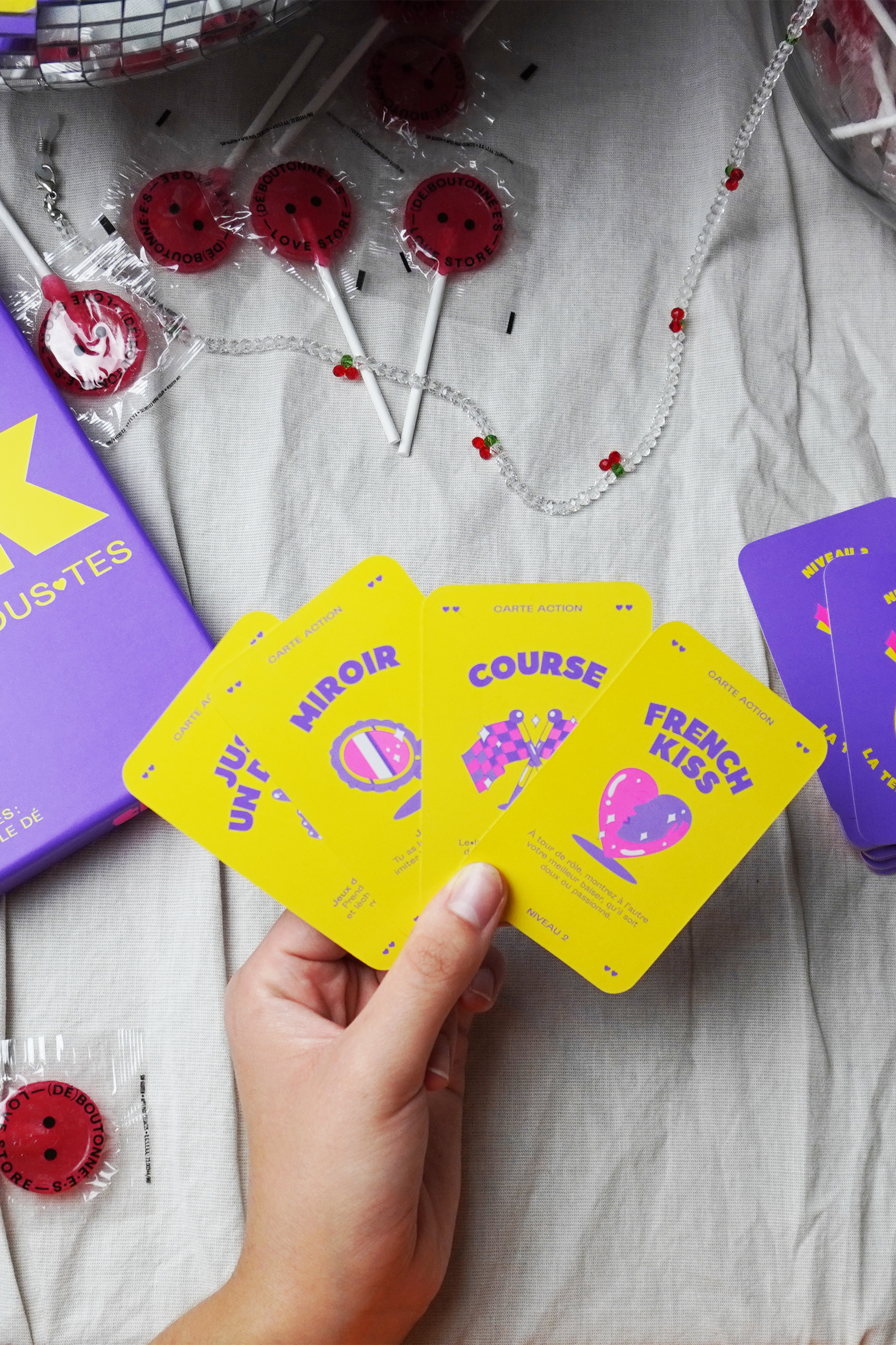 Jeu de cartes érotique Smack