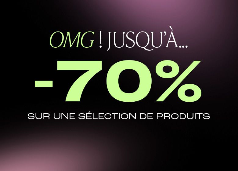 Black friday : Jusqu'à 70%