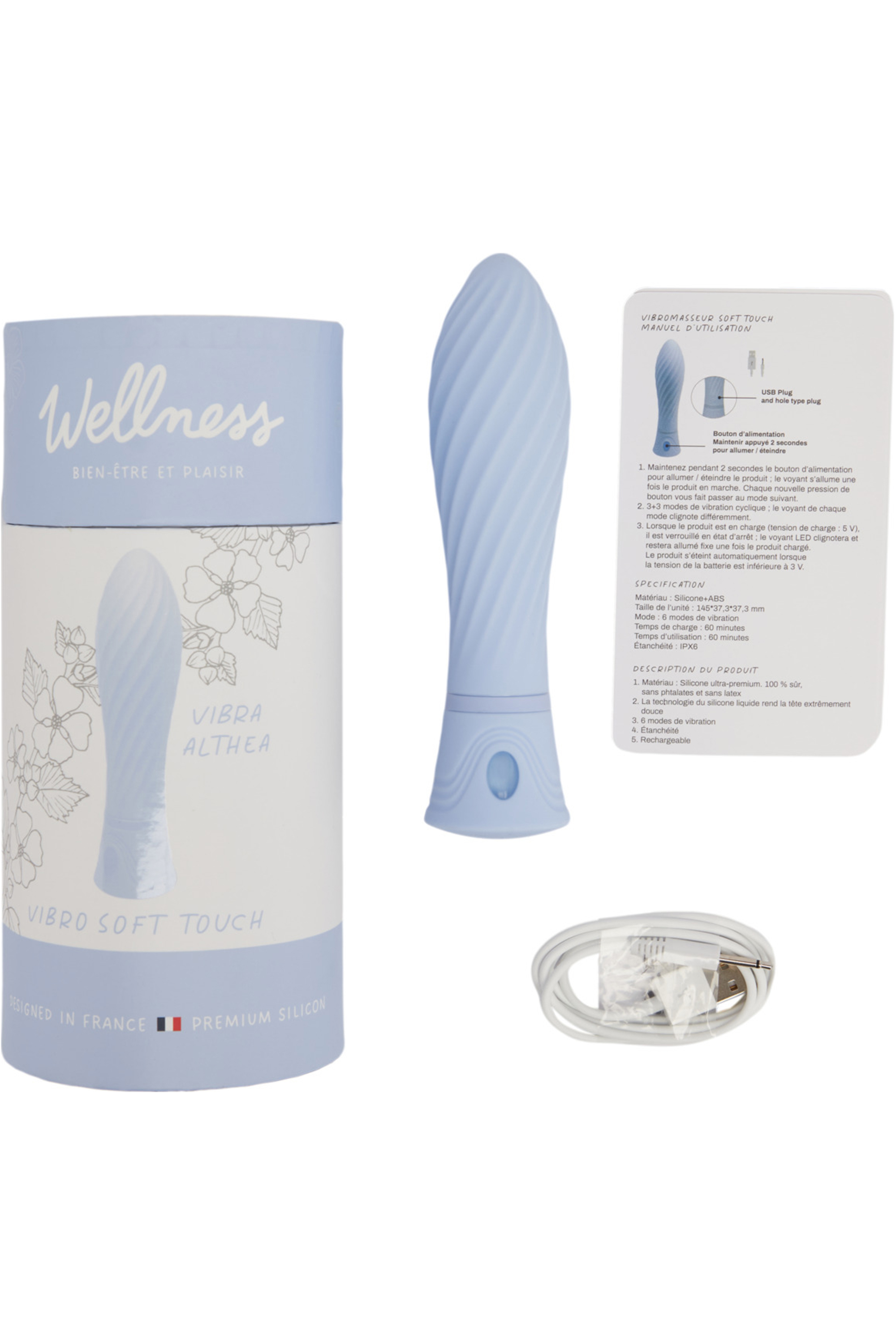 Vibromasseur ultra doux Ibra Althea