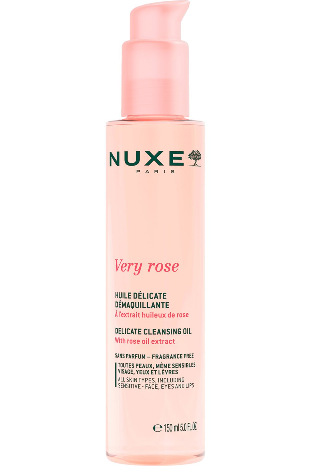 Huile délicate démaquillante Very Rose