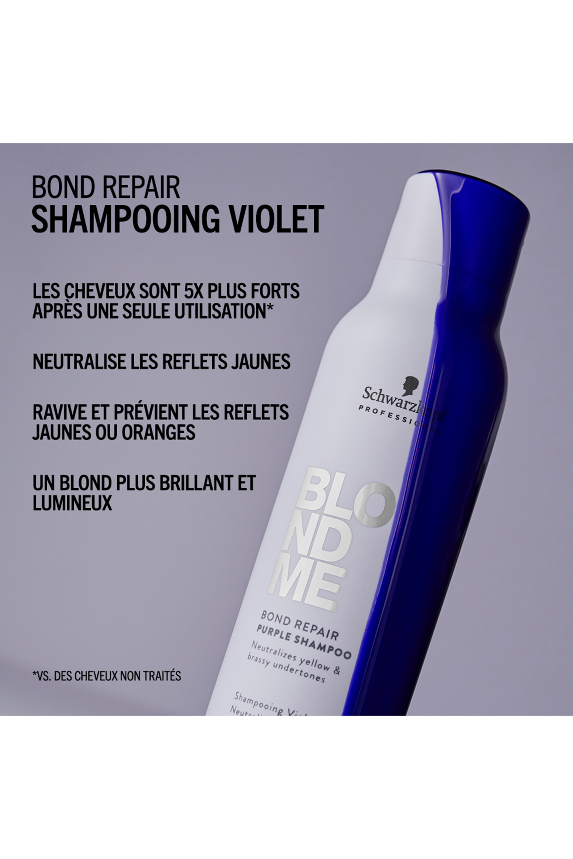 Shampoing violet BlondMe