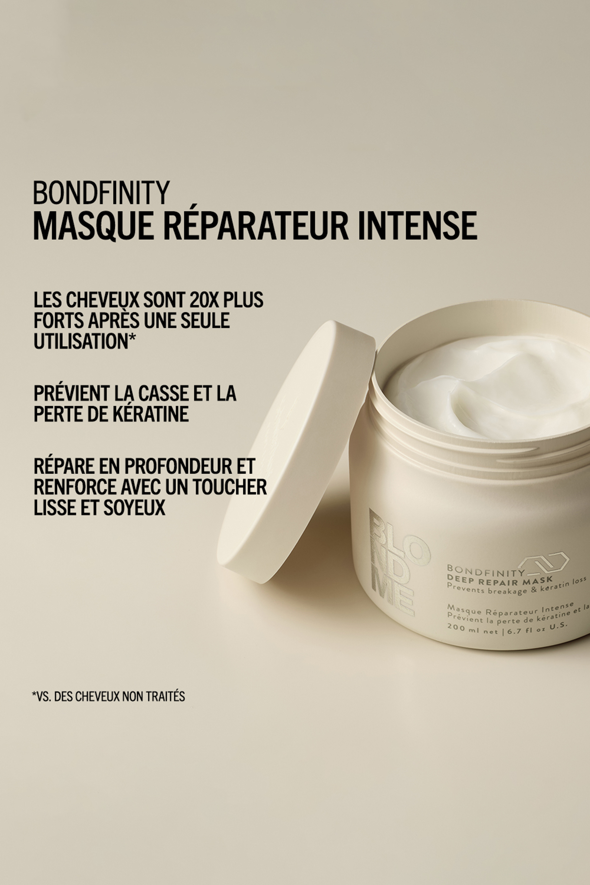Masque réparateur intense BlondMe