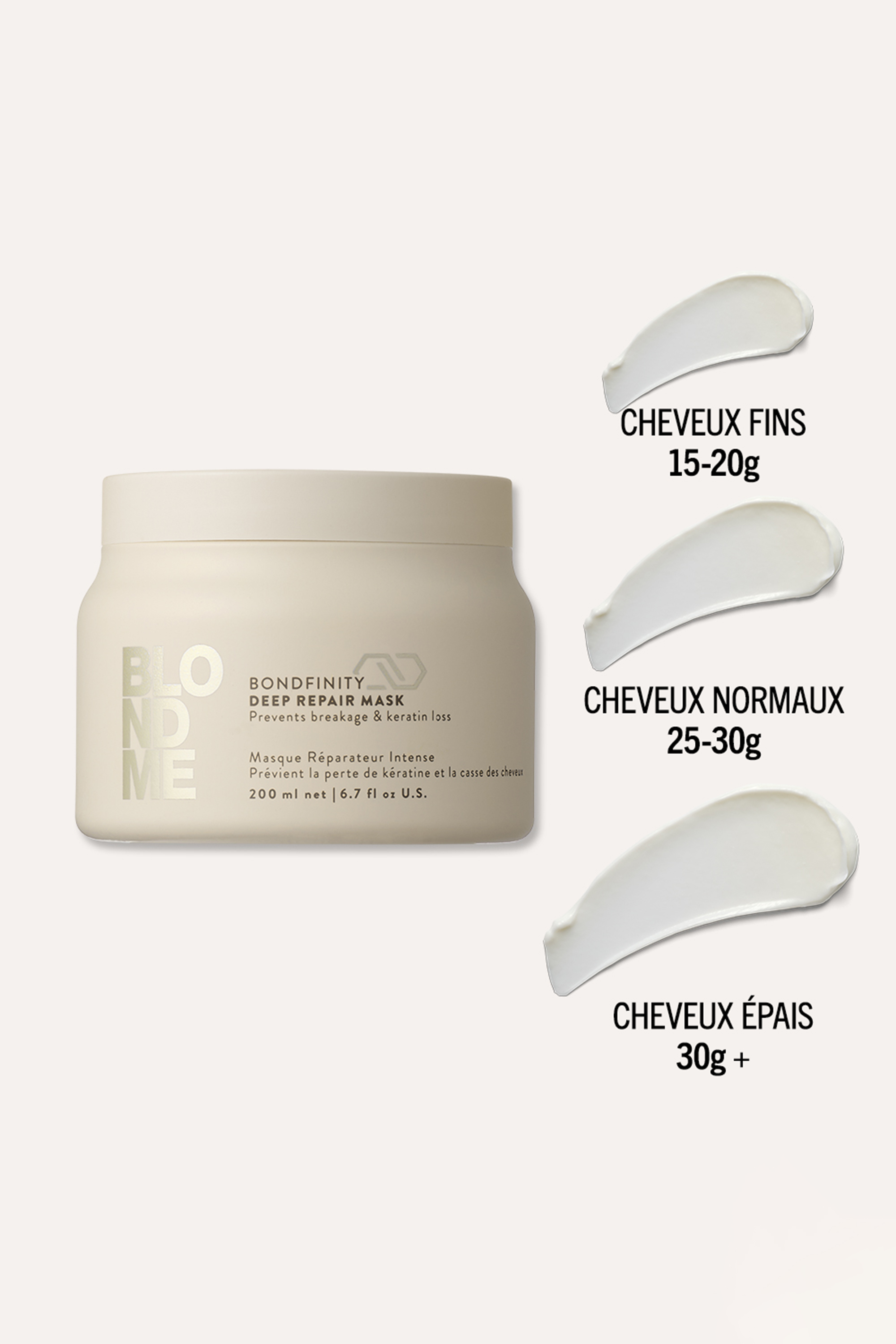 Masque réparateur intense BlondMe