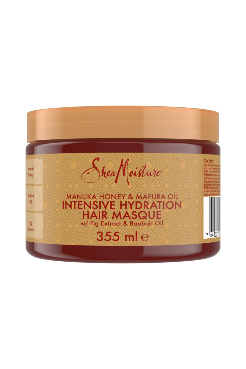 Masque hydratation intense au miel de manuka et à l'huile de mafura