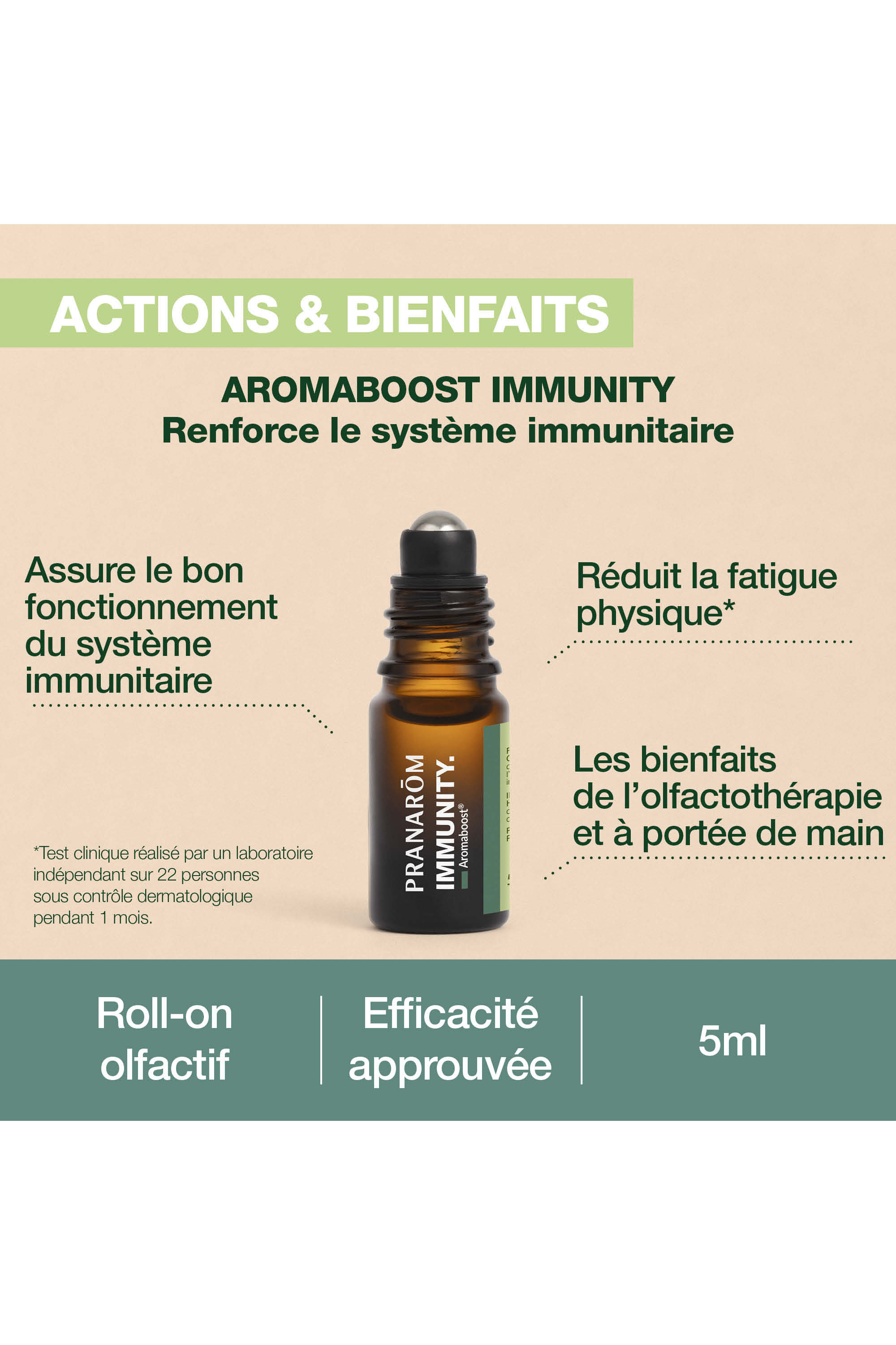 Roll-on olfactif Aromaboost Immunity bio