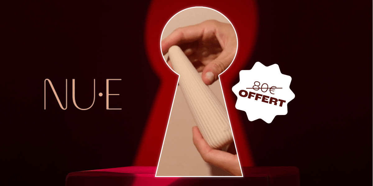 En cadeau avec votre box de fvrier  Le vibromasseur NU.E - Blissim