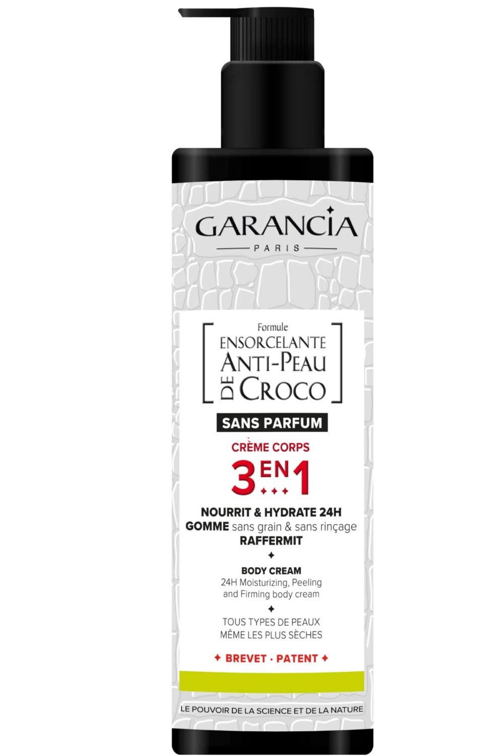 Crème corps 3-en-1 Formule Ensorcelante Anti-Peau de Croco® sans parfum