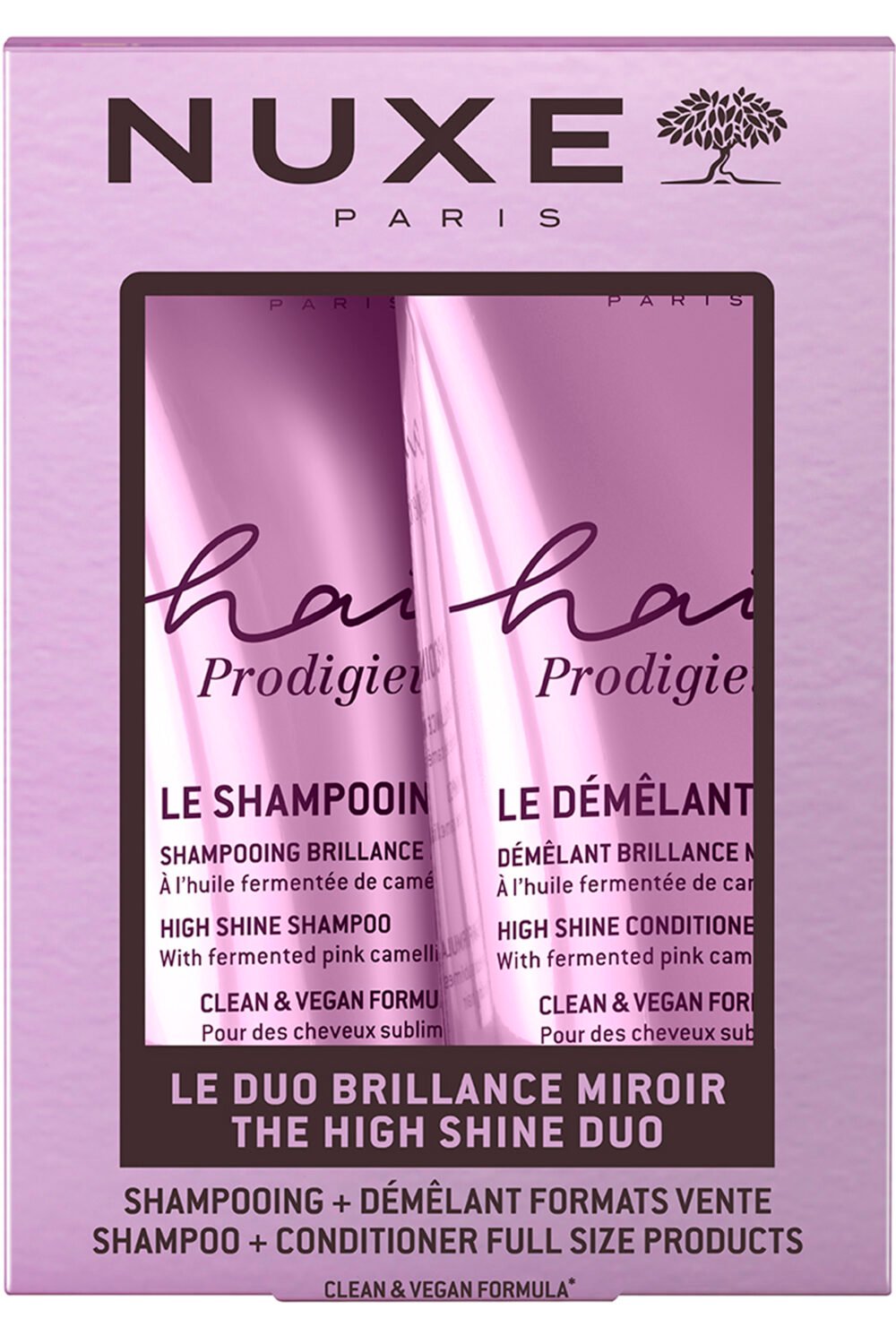 Duo Brillance Miroir shampoing &amp; démêlant Hair Prodigieux