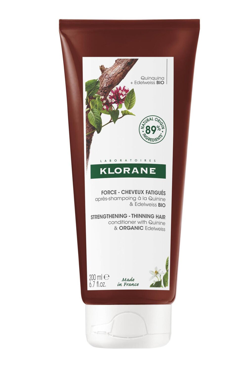 Après-shampoing antichute fortifiant &amp; stimulant à la Quinine