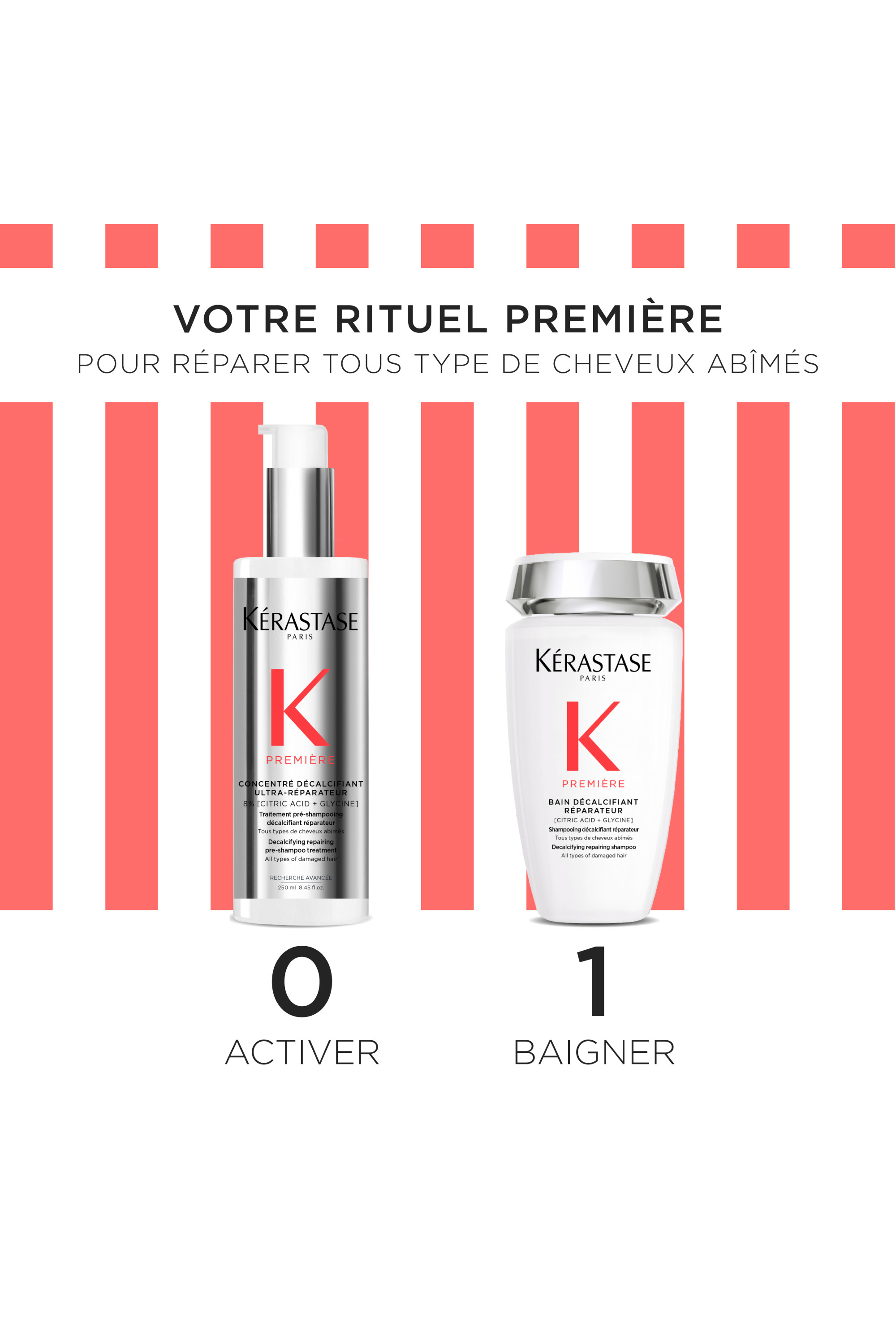 Coffret pour cheveux abimés Première