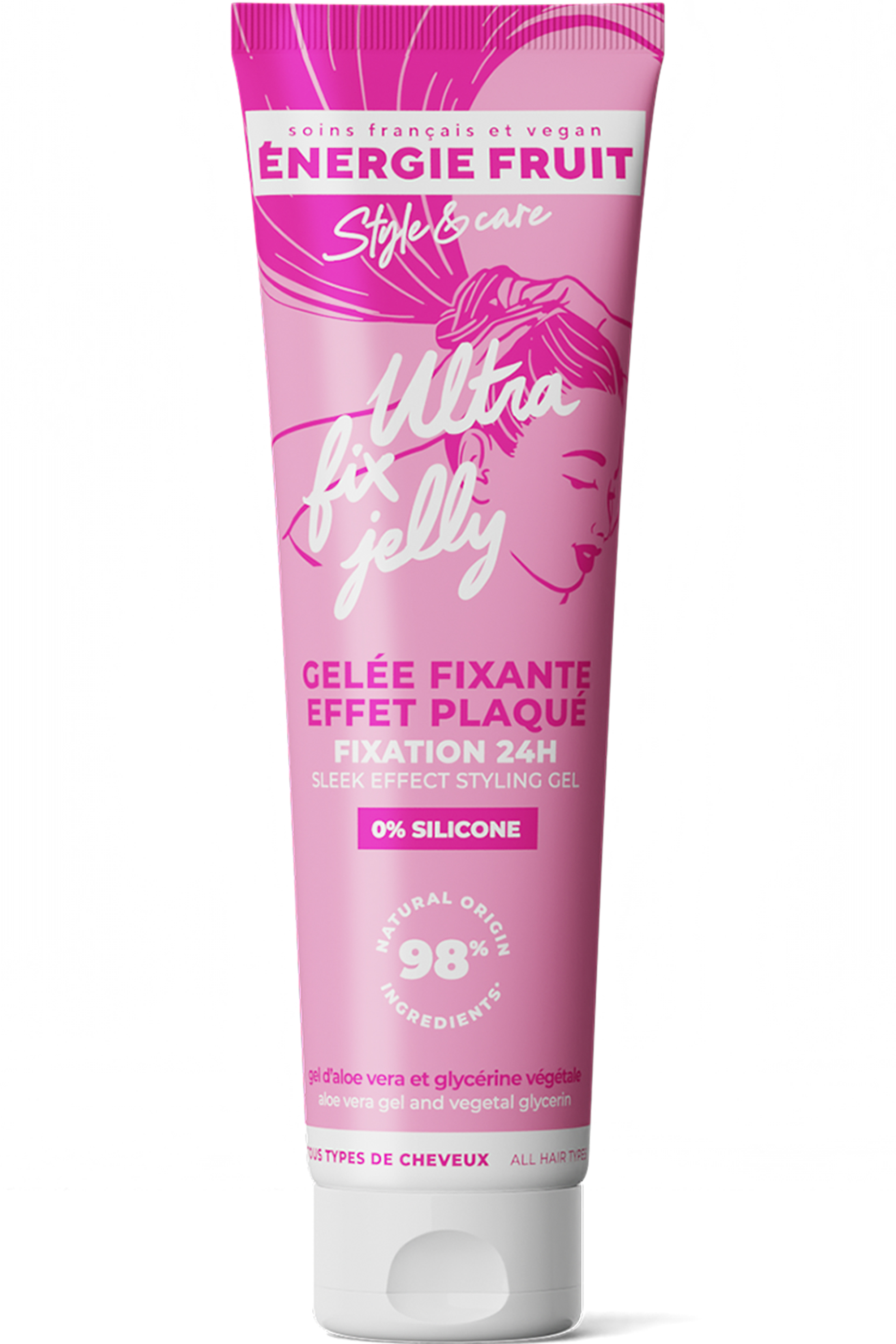 Gelée fixante sans silicone