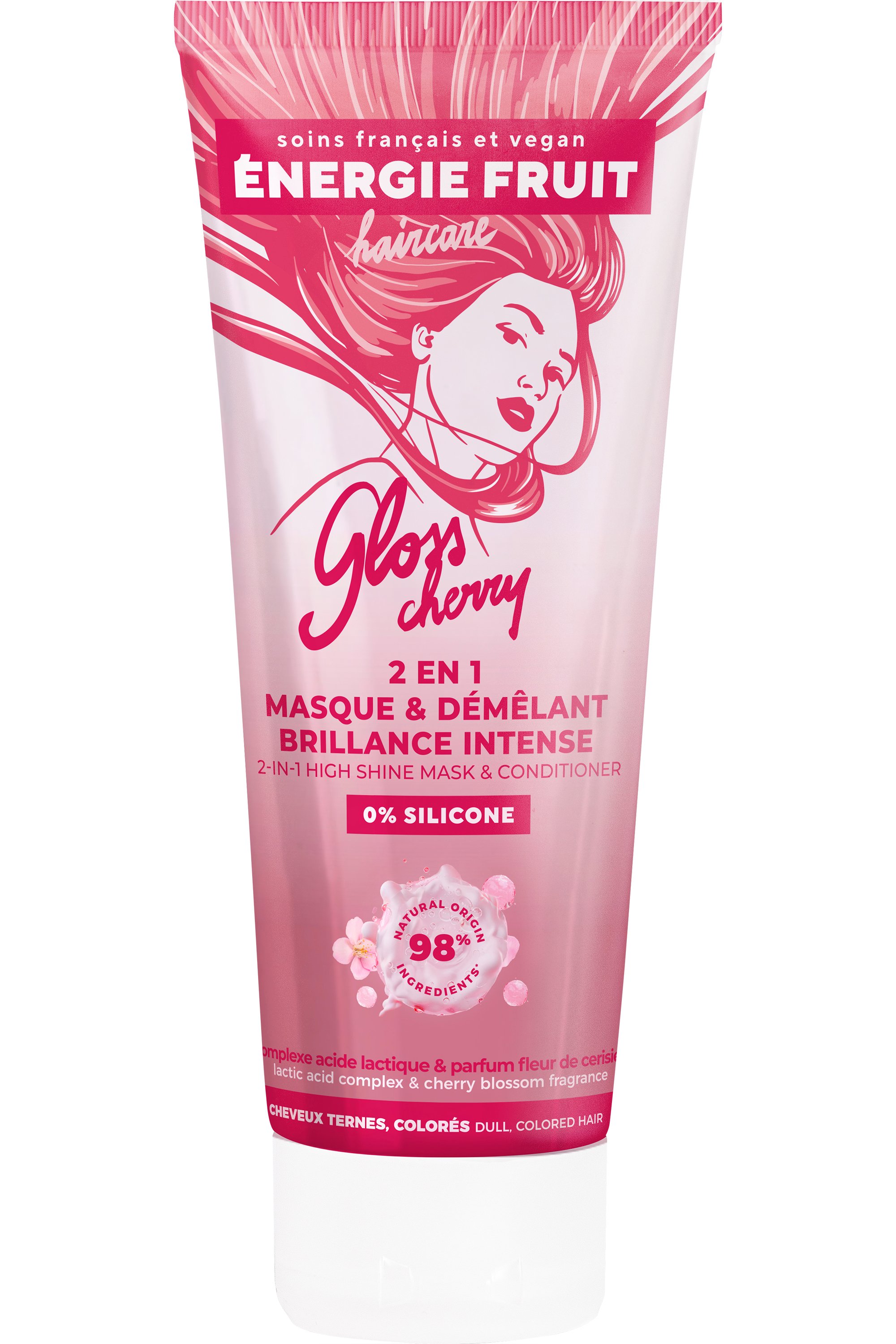 Masque 2 en 1 brillance intense sans silicone