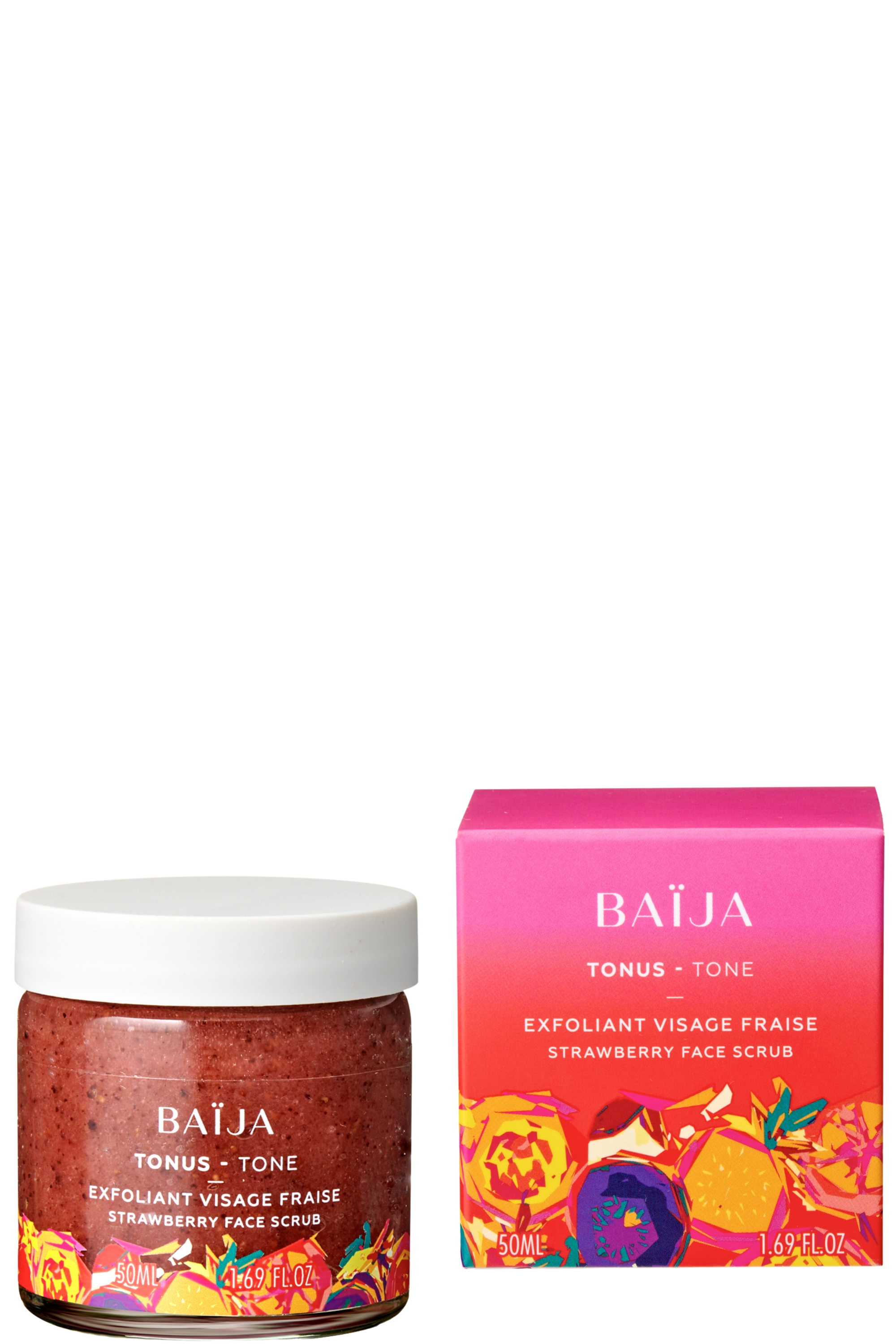 Gommage visage fraise