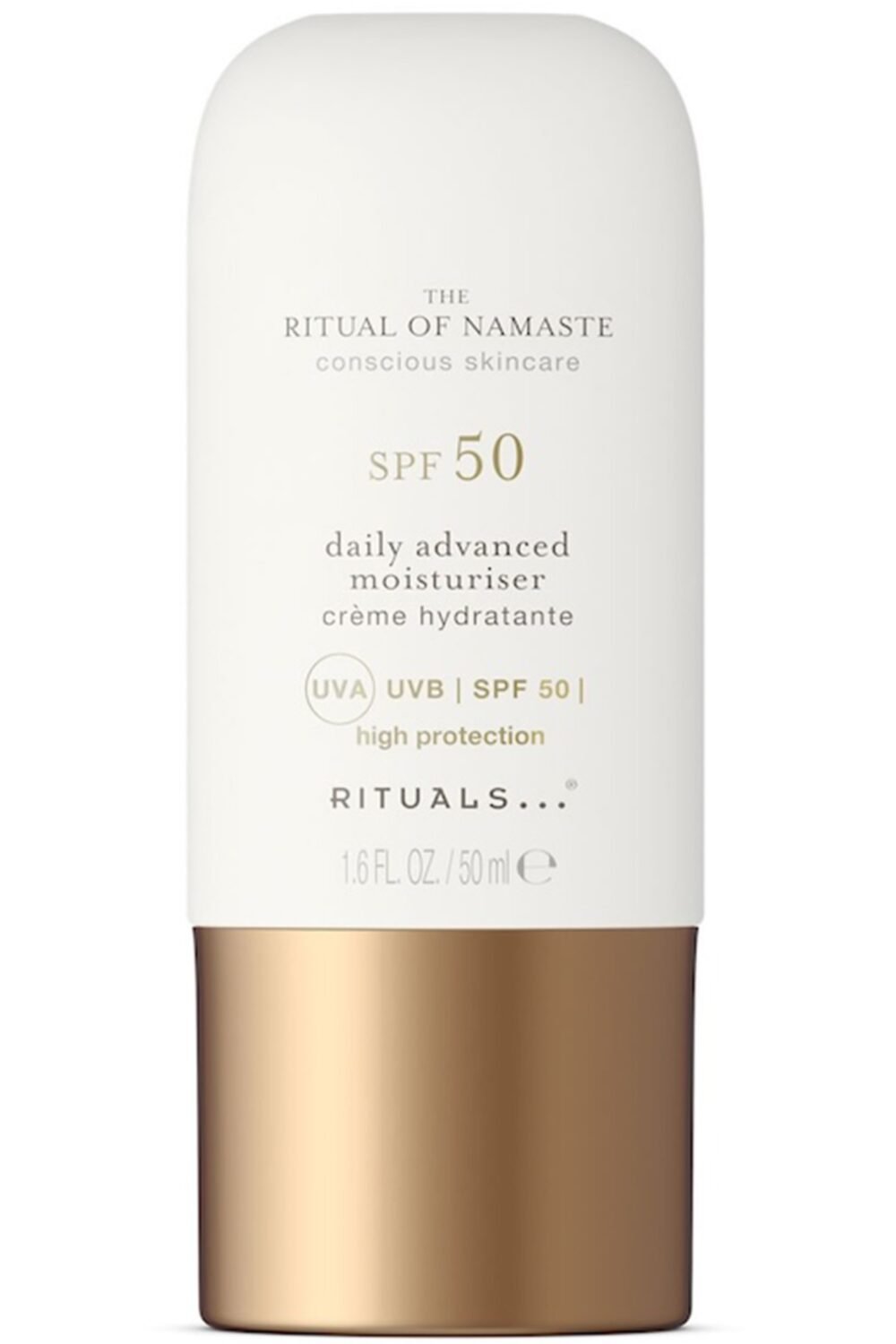 Crème hydratante visage SPF50 The Ritual of Namaste