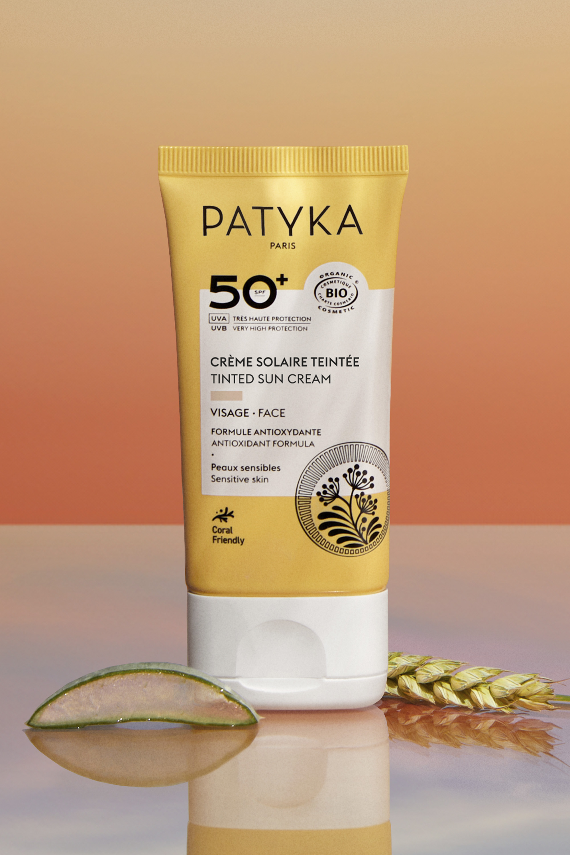 Crème solaire teintée SPF50