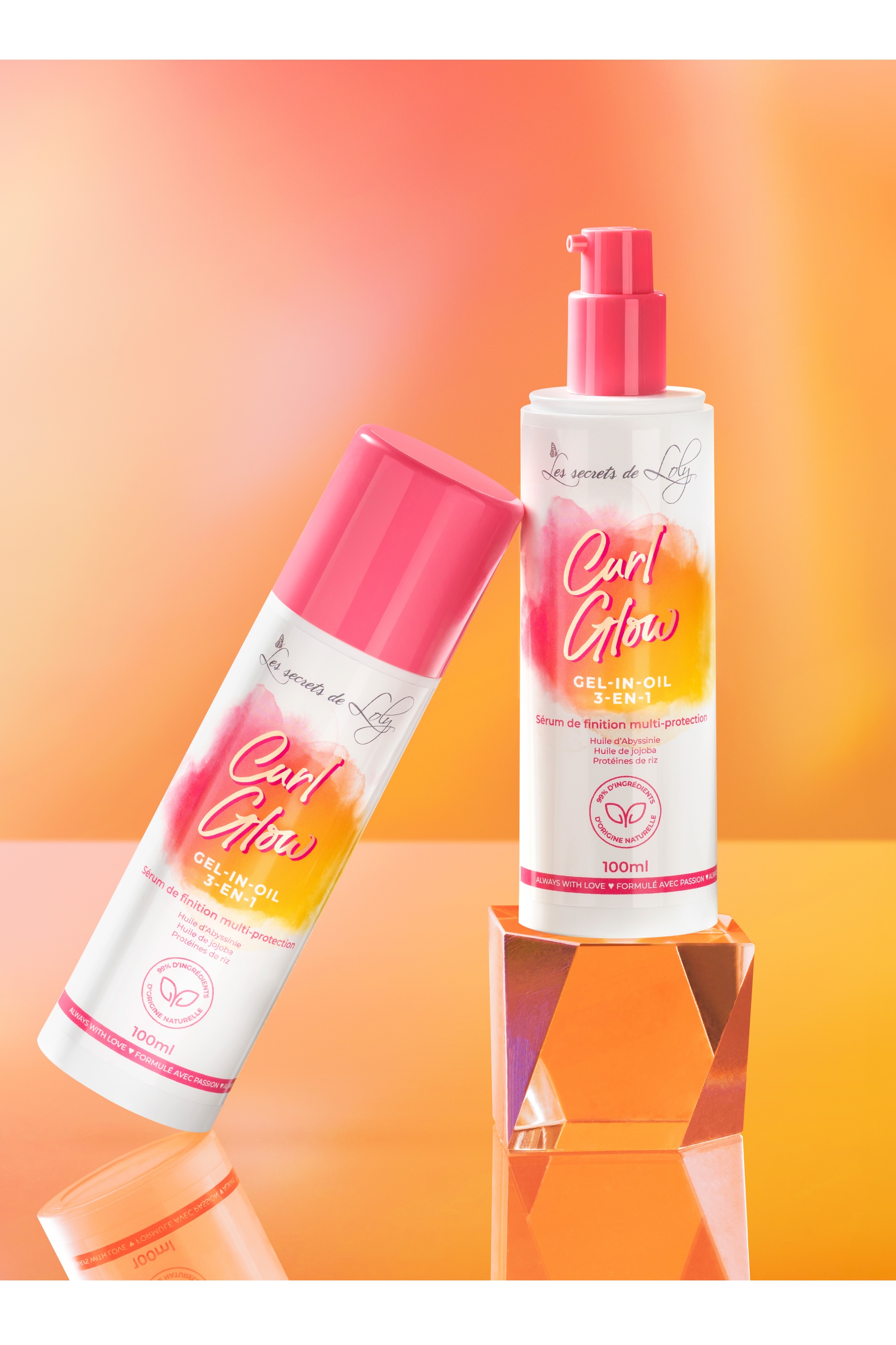 Gel en huile de finition 3-en-1 Curl Glow
