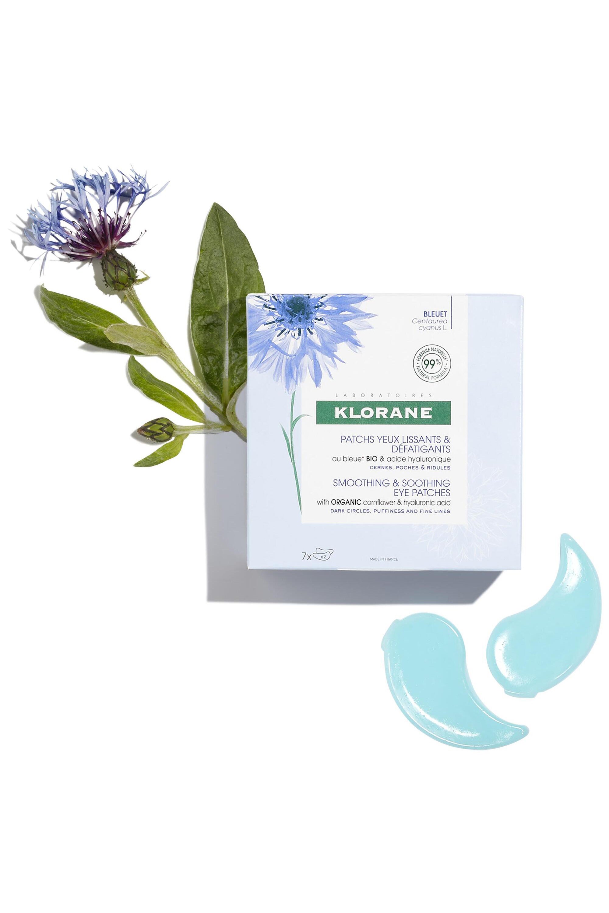 Patchs yeux lissants hydro gel Bleuet Bio