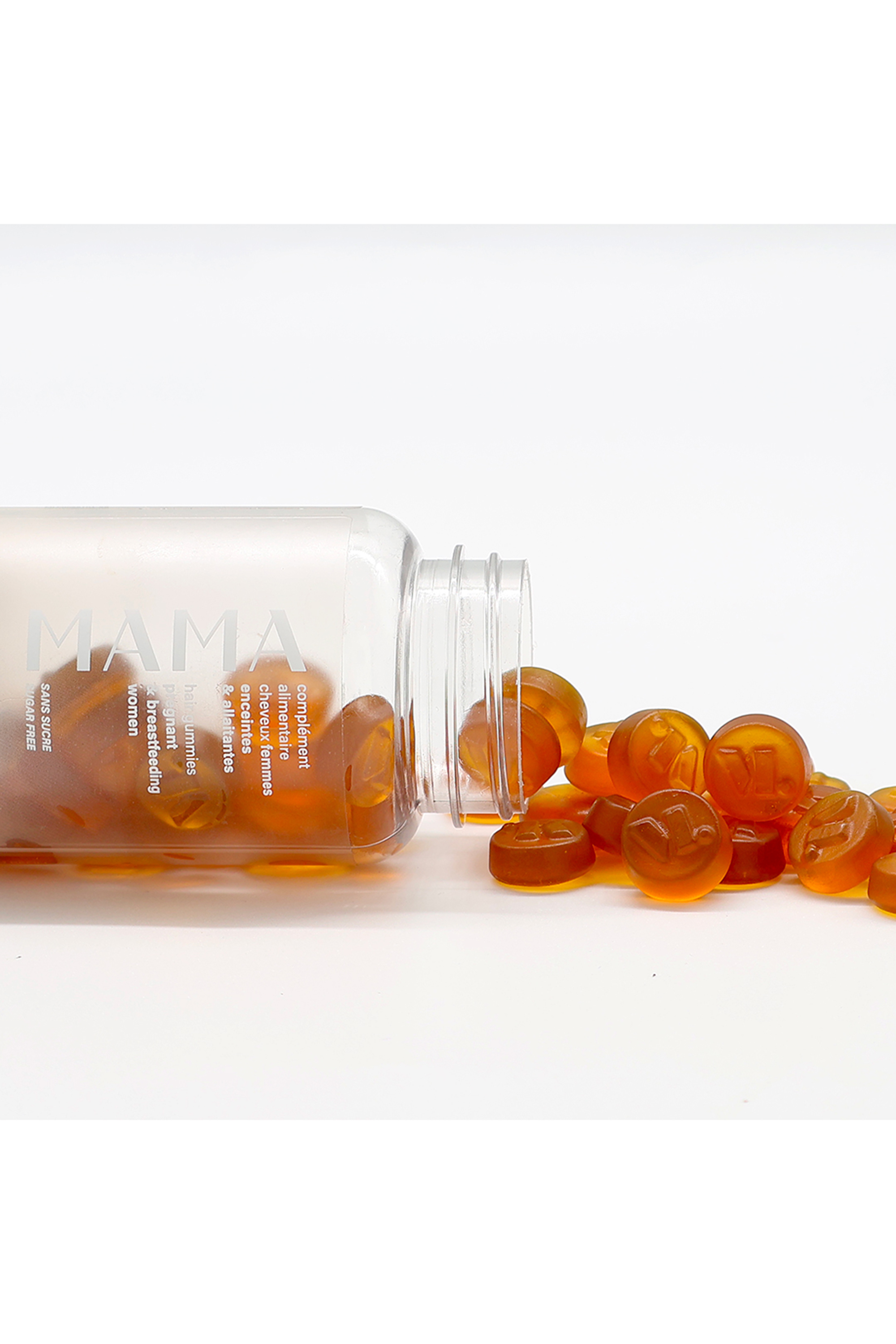Gummies sans sucre pousses de cheveux femmes enceintes & allaitantes Mama