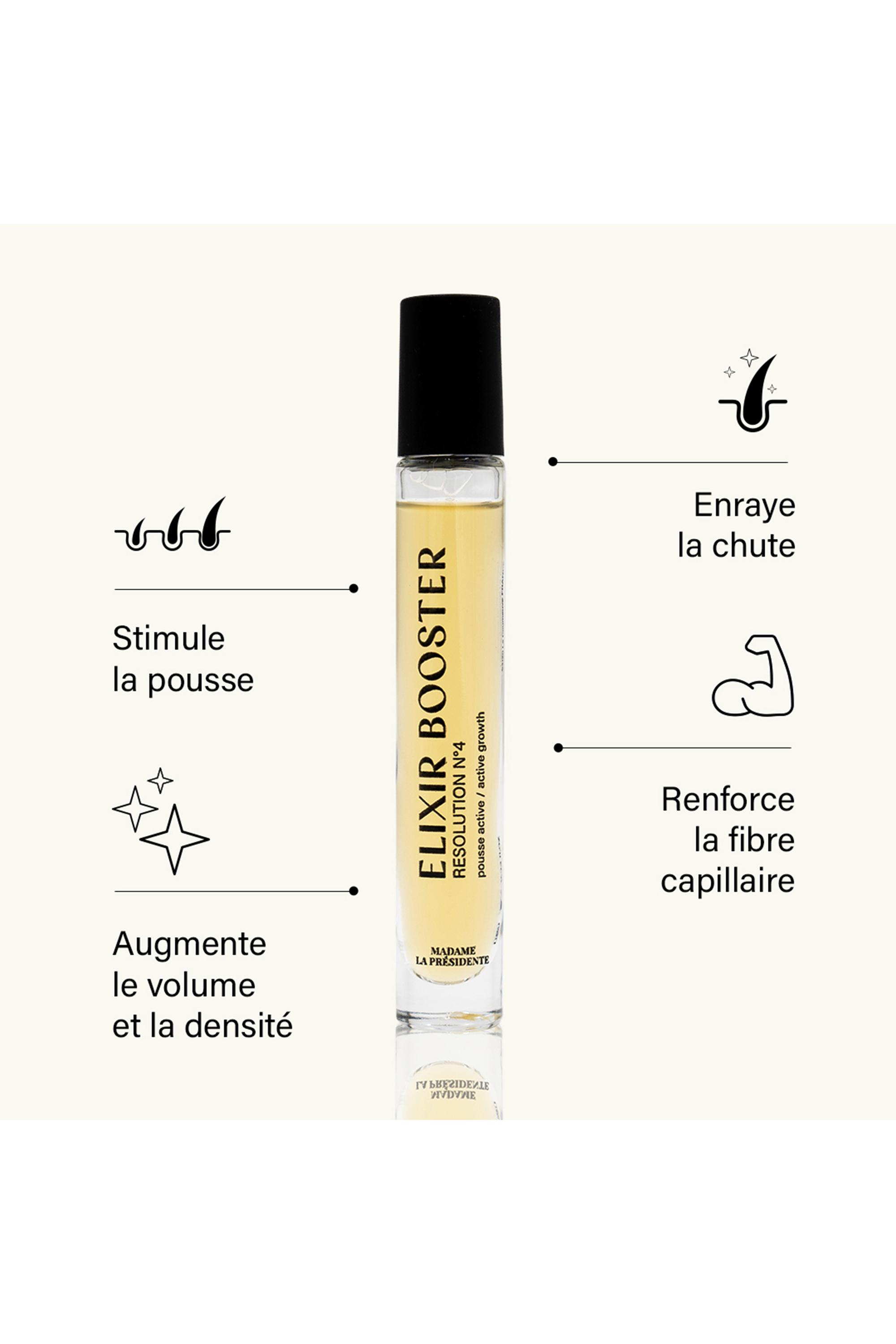 Roll-on pousse des cheveux Elixir Booster Résolution n°4