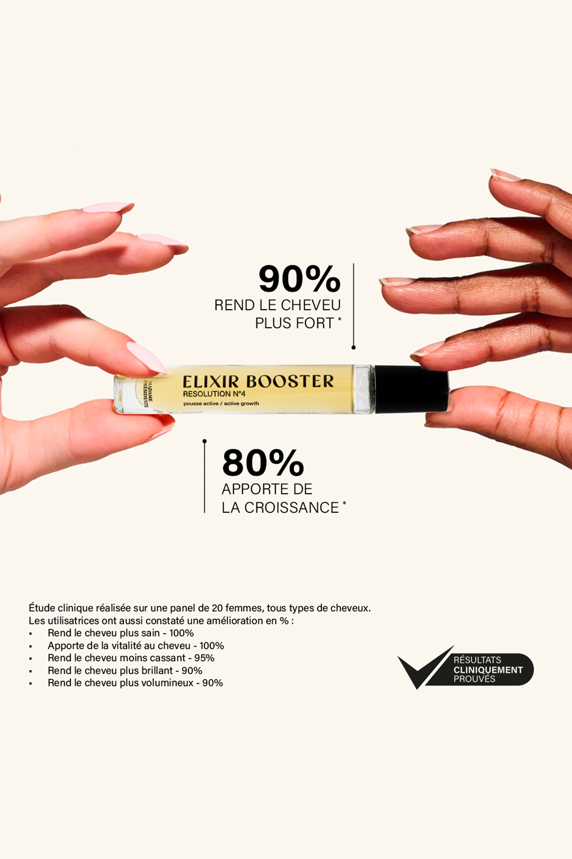 Roll-on pousse des cheveux Elixir Booster Résolution n°4