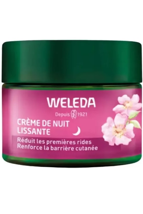 Crème de Nuit lissante Rose musquée & Thé blanc